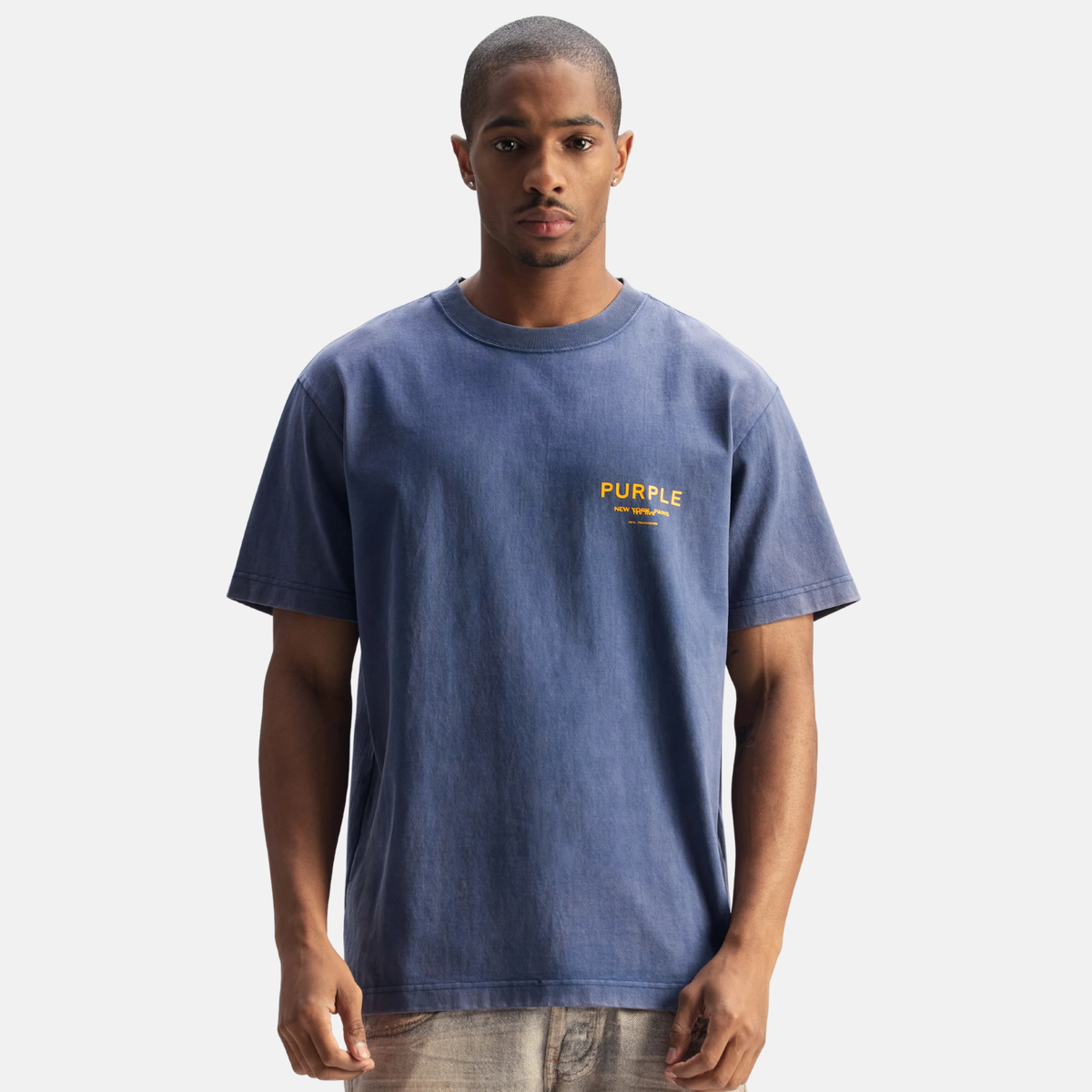 Purple Brand Cities Navy T-Shirt