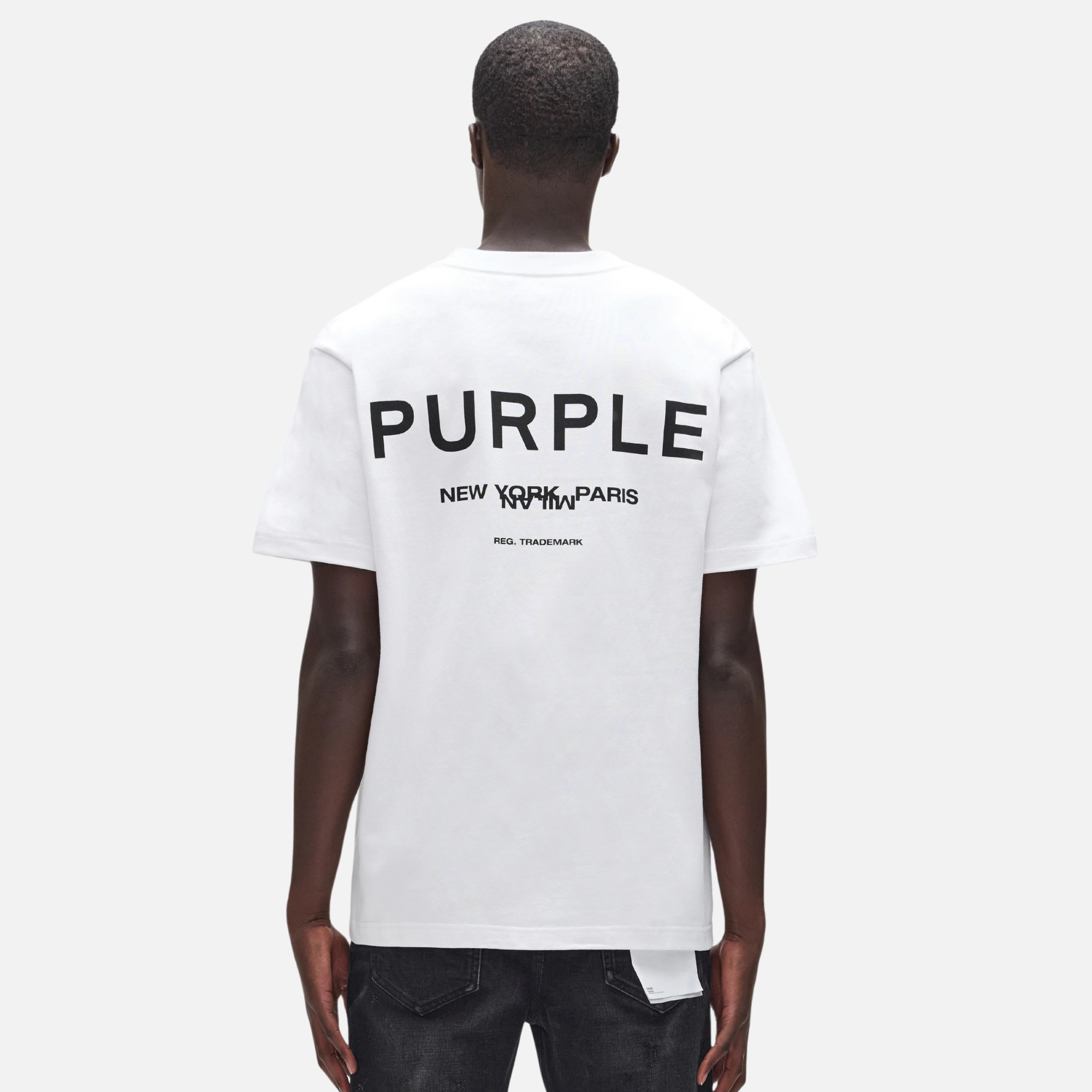 Purple Brand White Cities T-Shirt