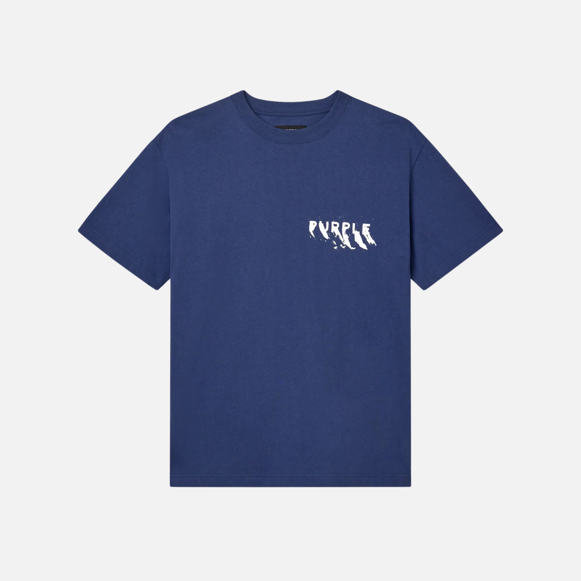 Purple Brand Blue Painted Wordmark T-Shirt