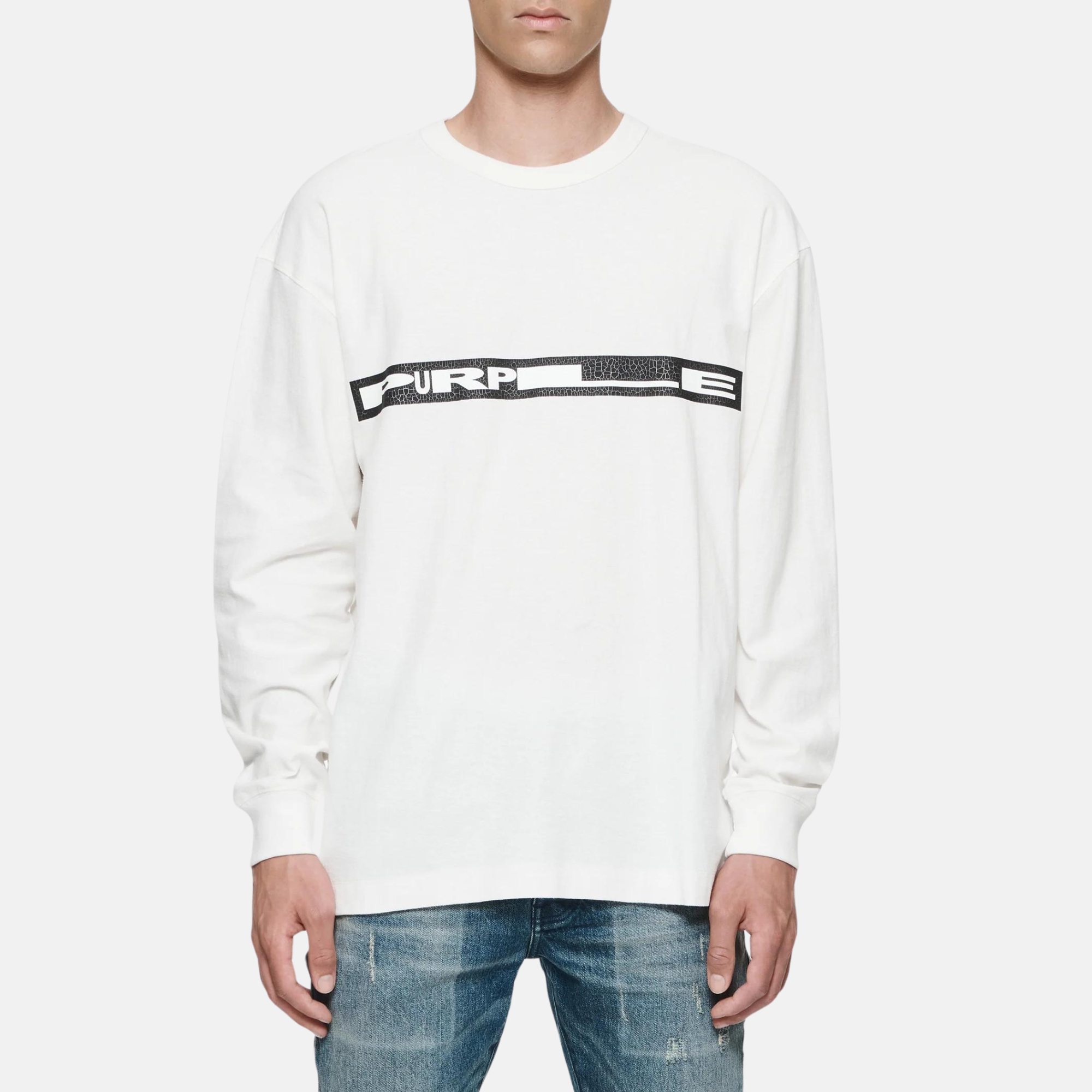 Purple Brand Stretch Long Sleeve T-Shirt