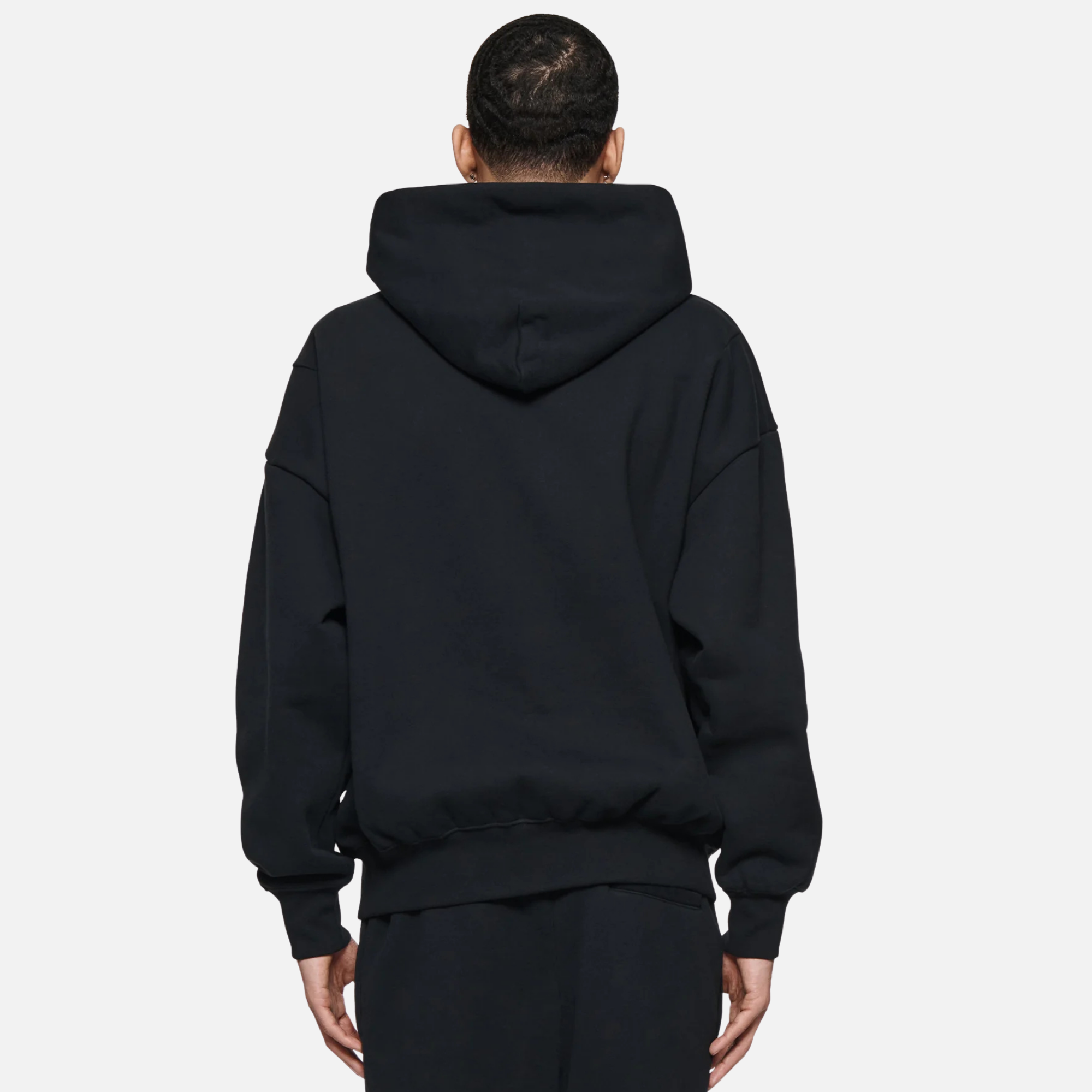 Purple Brand Black Basic Hoodie
