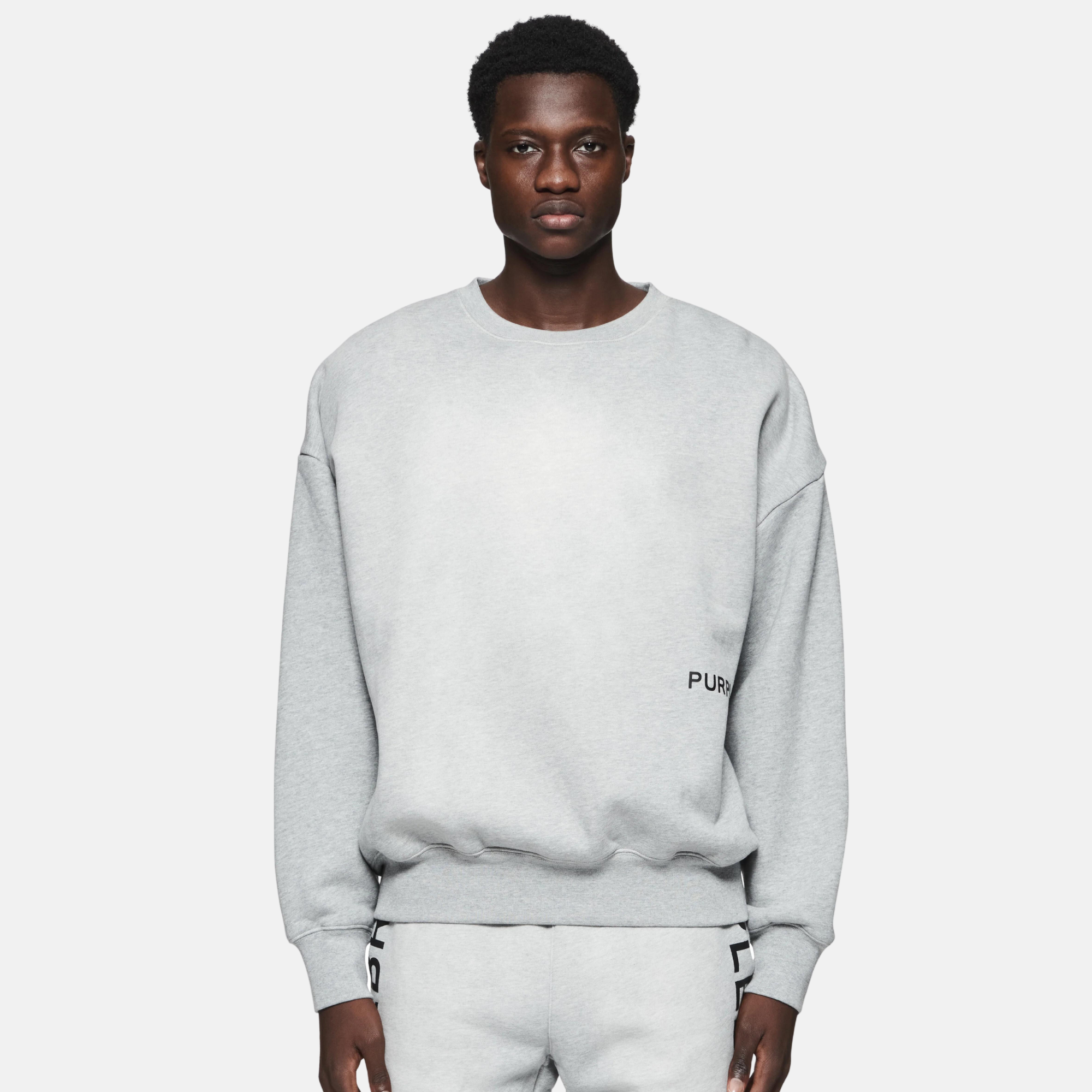 Heather sales grey crewneck