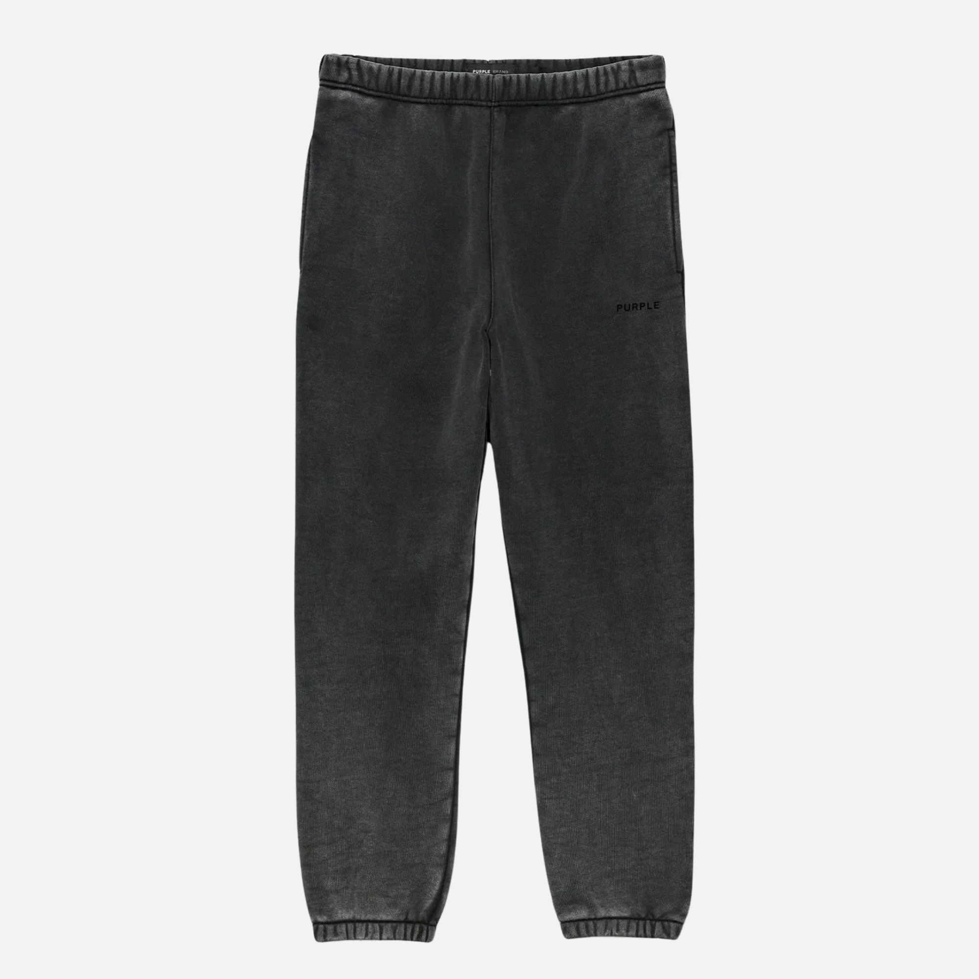 Purple Brand Washed Black Basic Sweatpants
