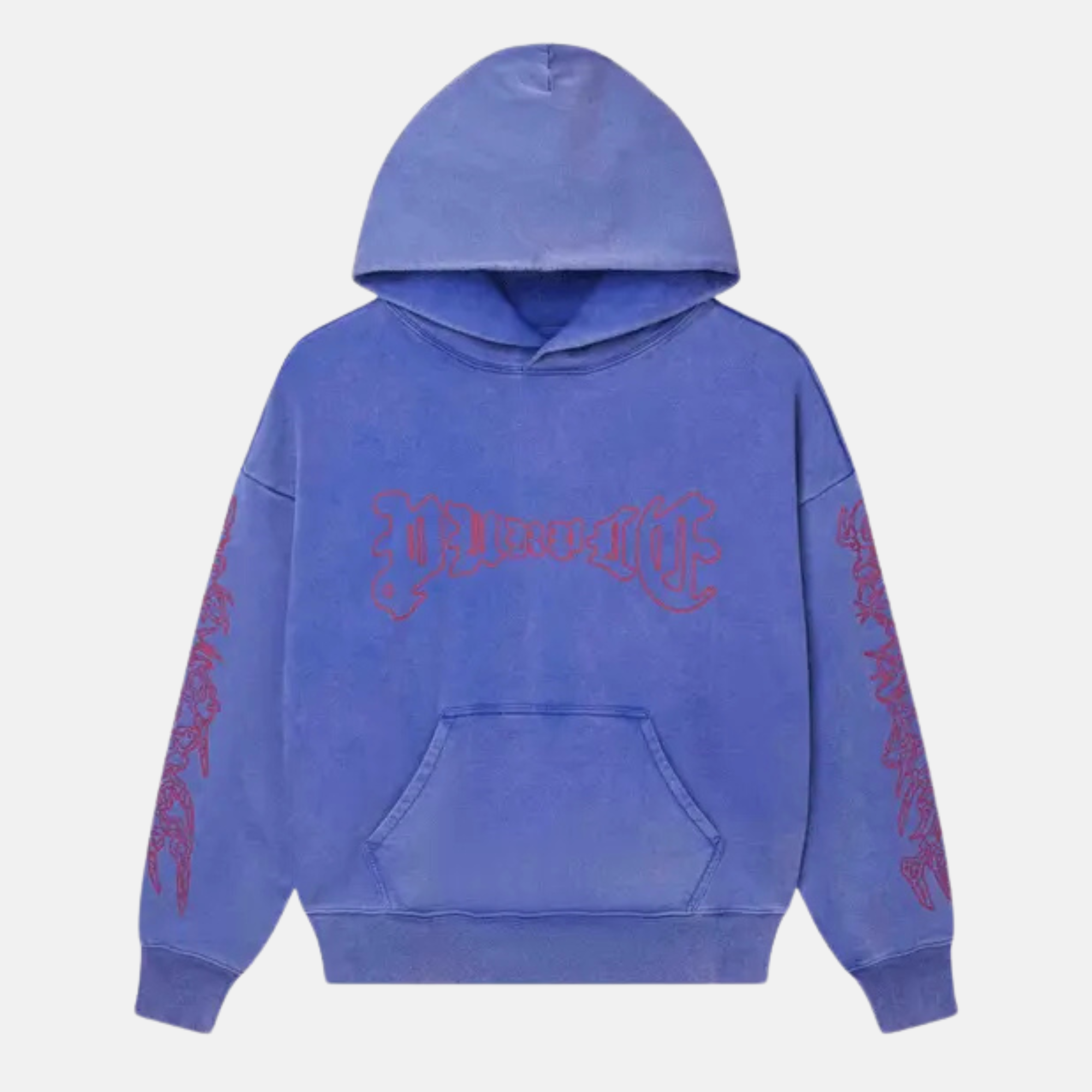 Purple Brand Blue Arched Gothic Hoodie