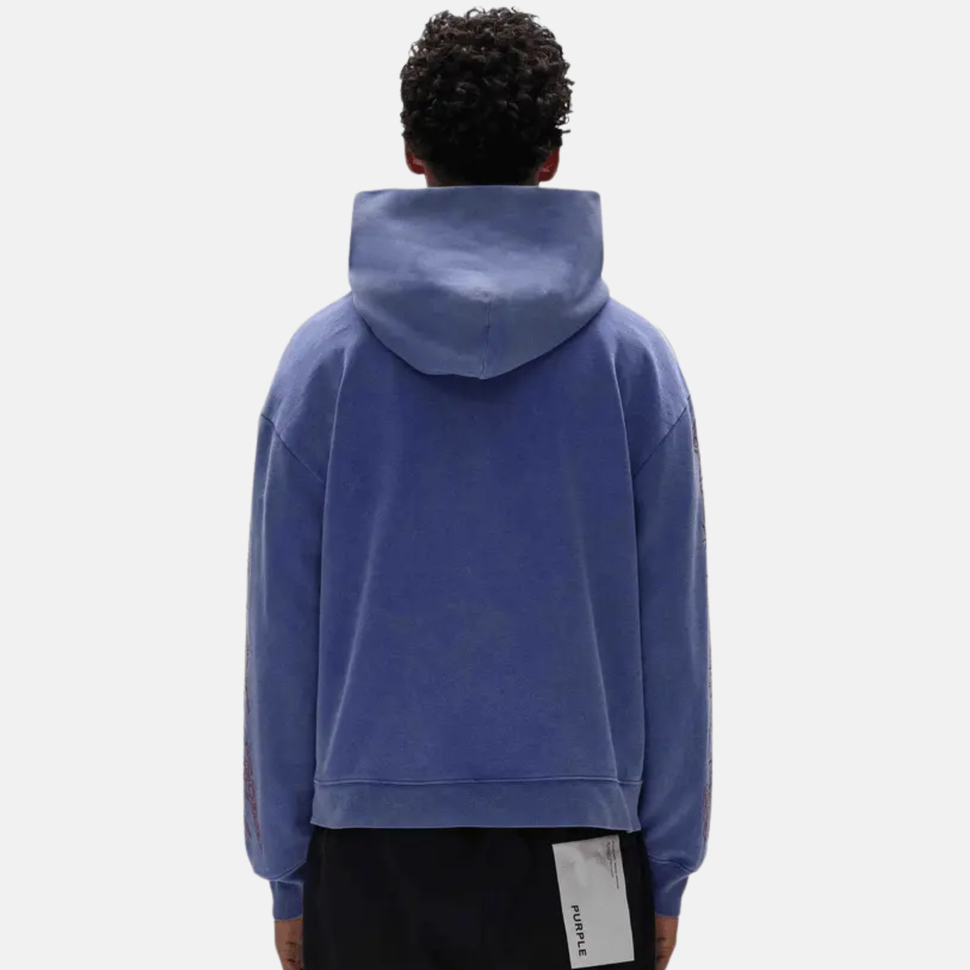 Purple Brand Blue Arched Gothic Hoodie