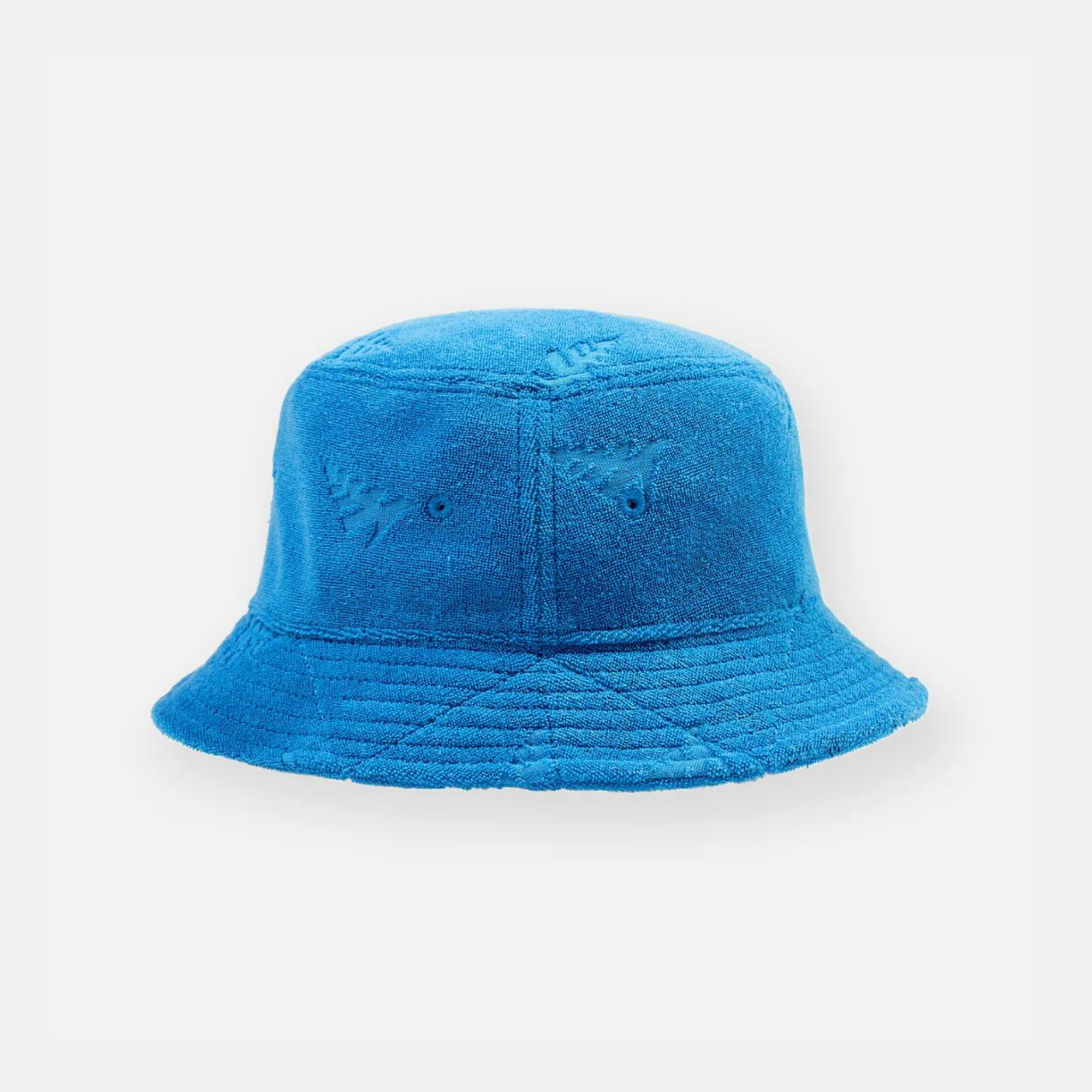Paper Planes Jacquard Blue Reef Terry Cloth Bucket Hat S M