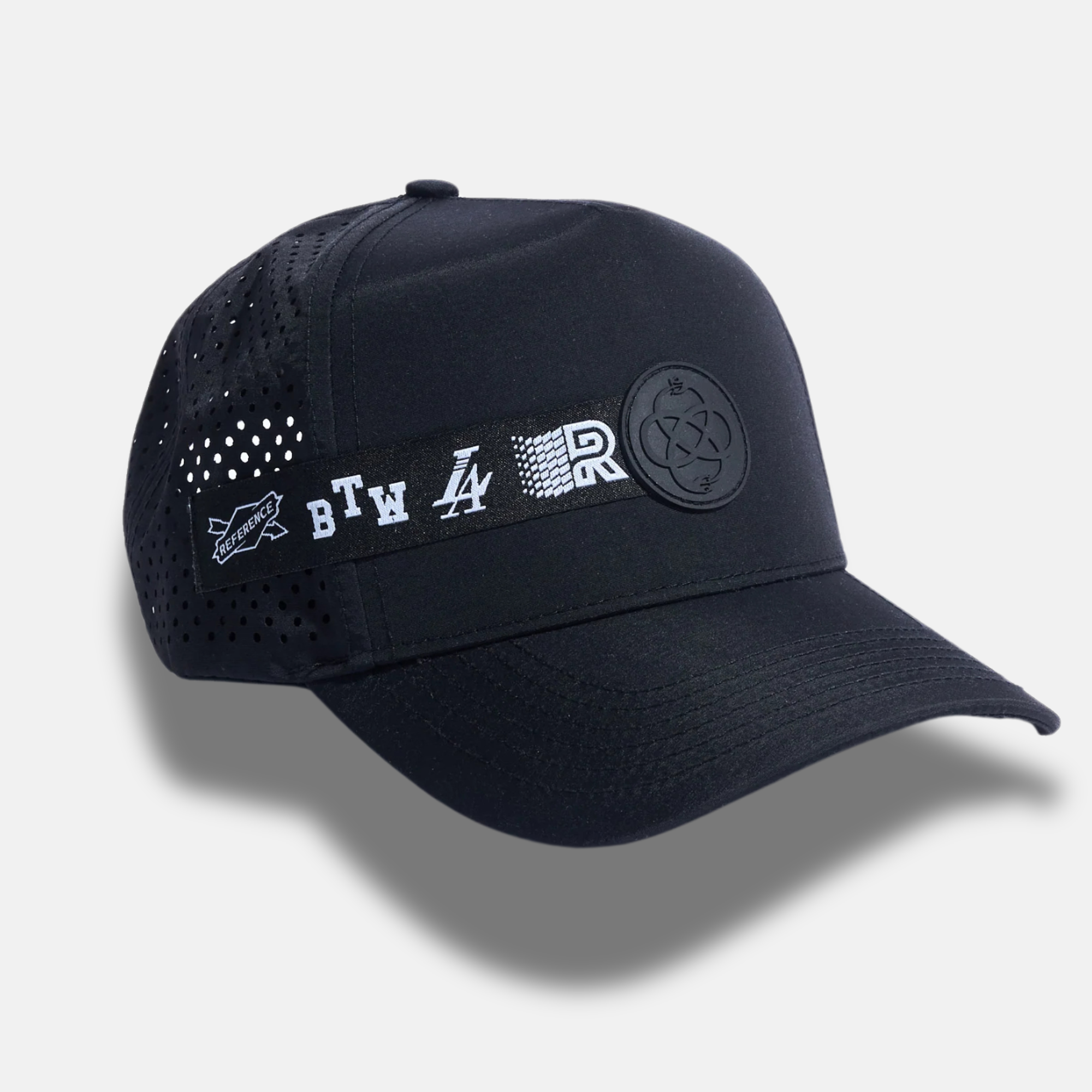 Reference Black Aqualite Tag Snapback Hat