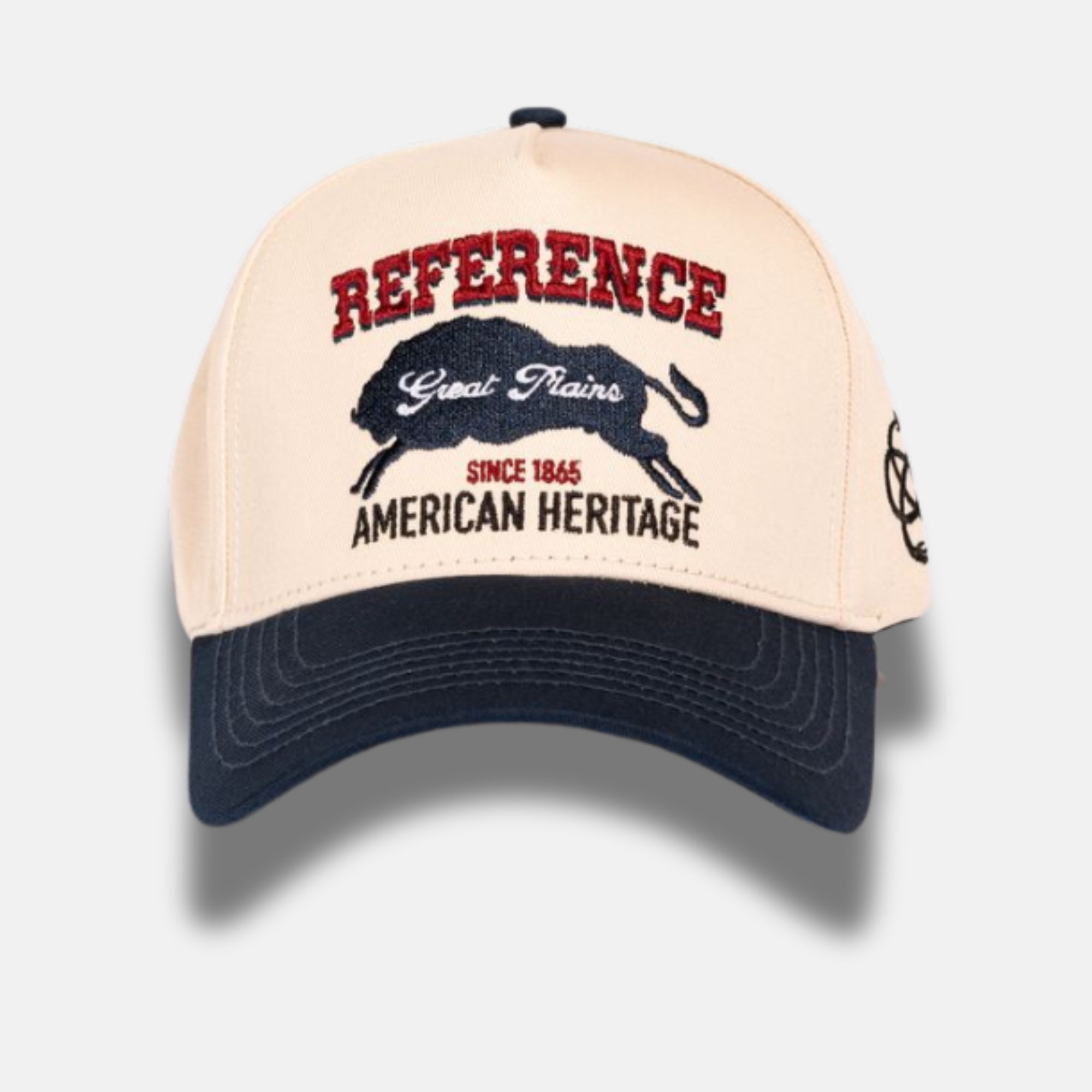 Reference Cream Great Plains Snapback Hat
