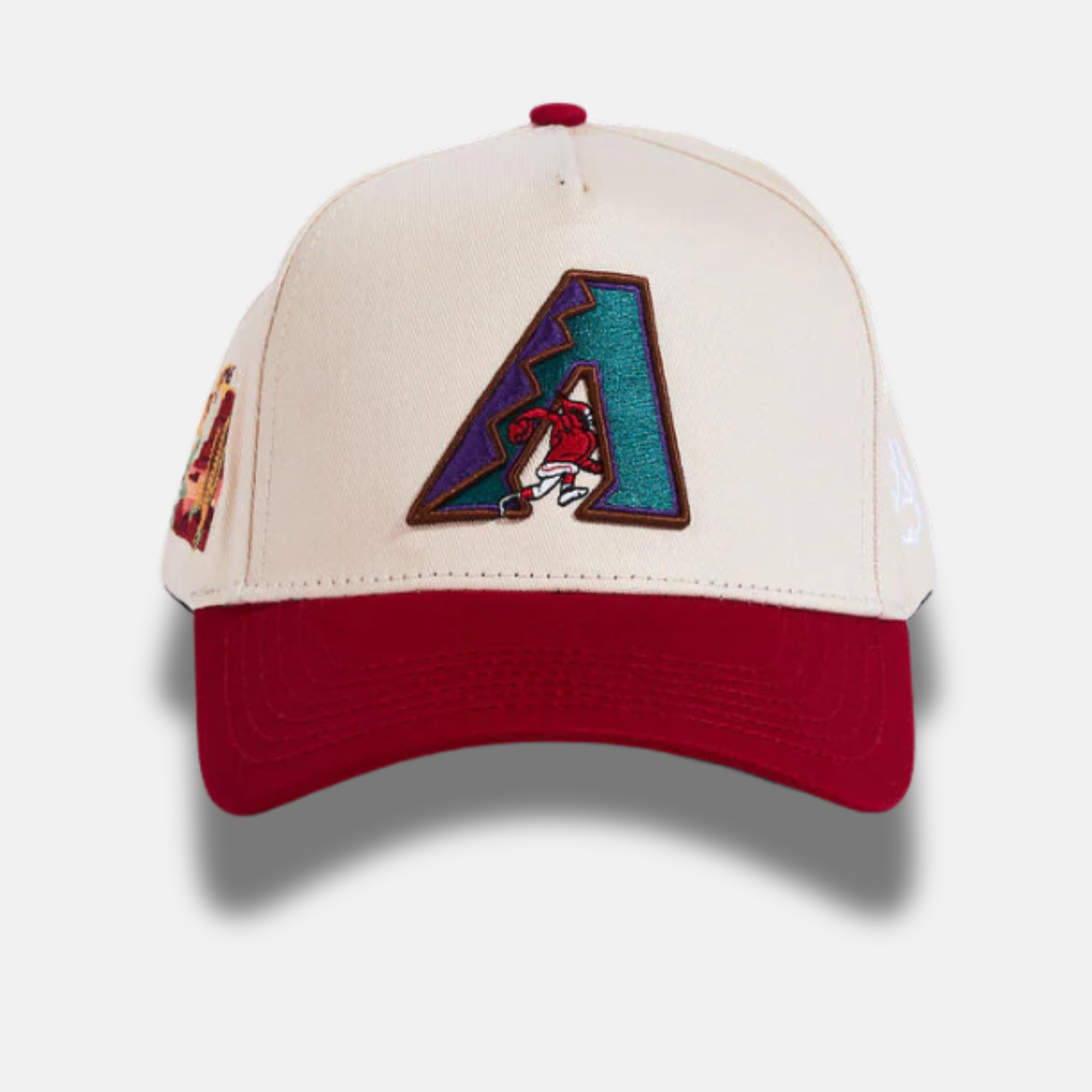 Reference Cream Red Cardibacks Snapback Hat