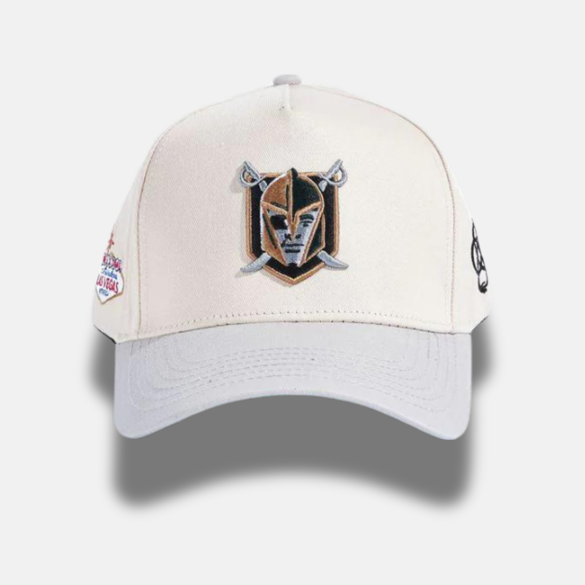 Reference Cream Silver Knaiders Snapback Hat