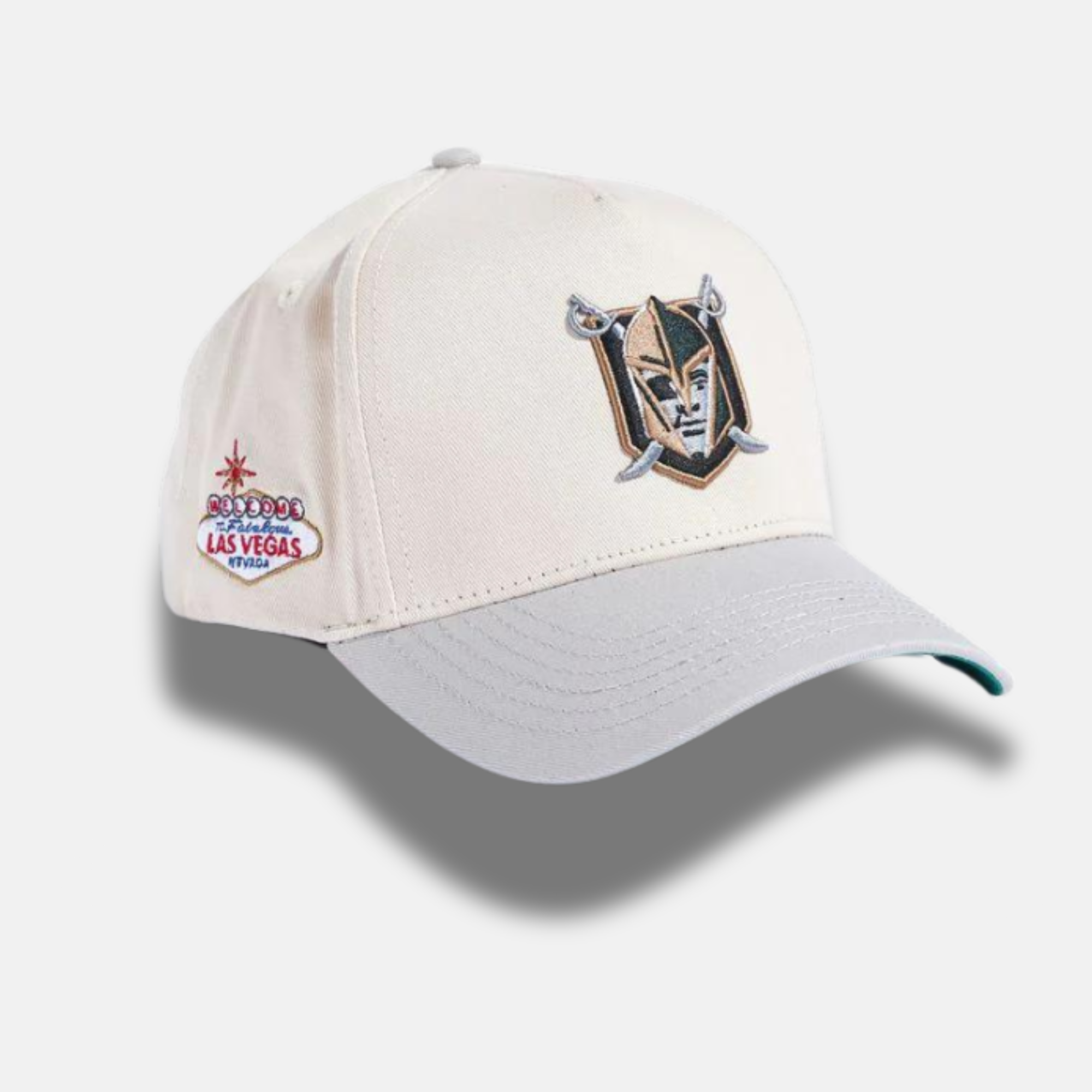 Reference Cream Silver Knaiders Snapback Hat