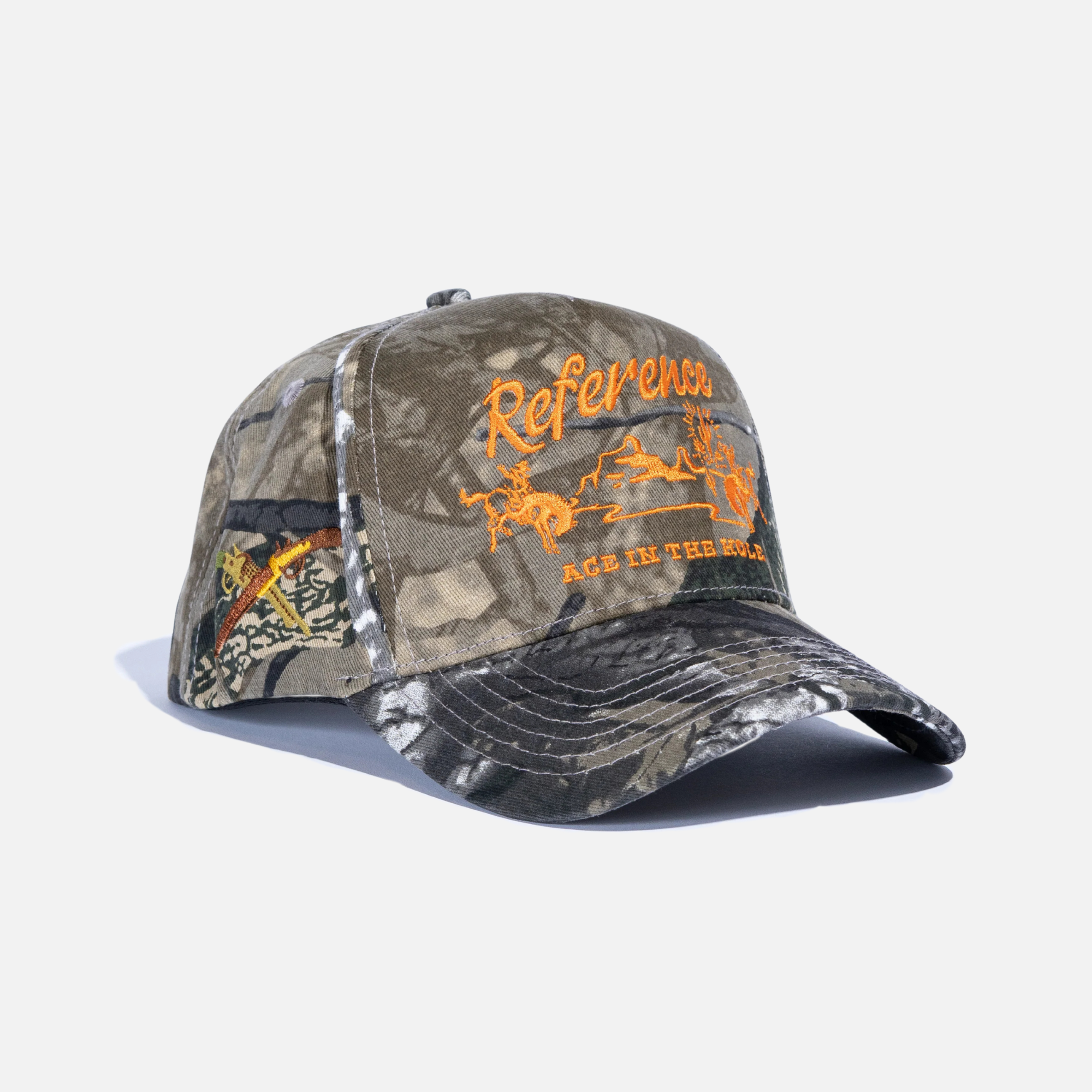Reference Camo Western Snapback Hat