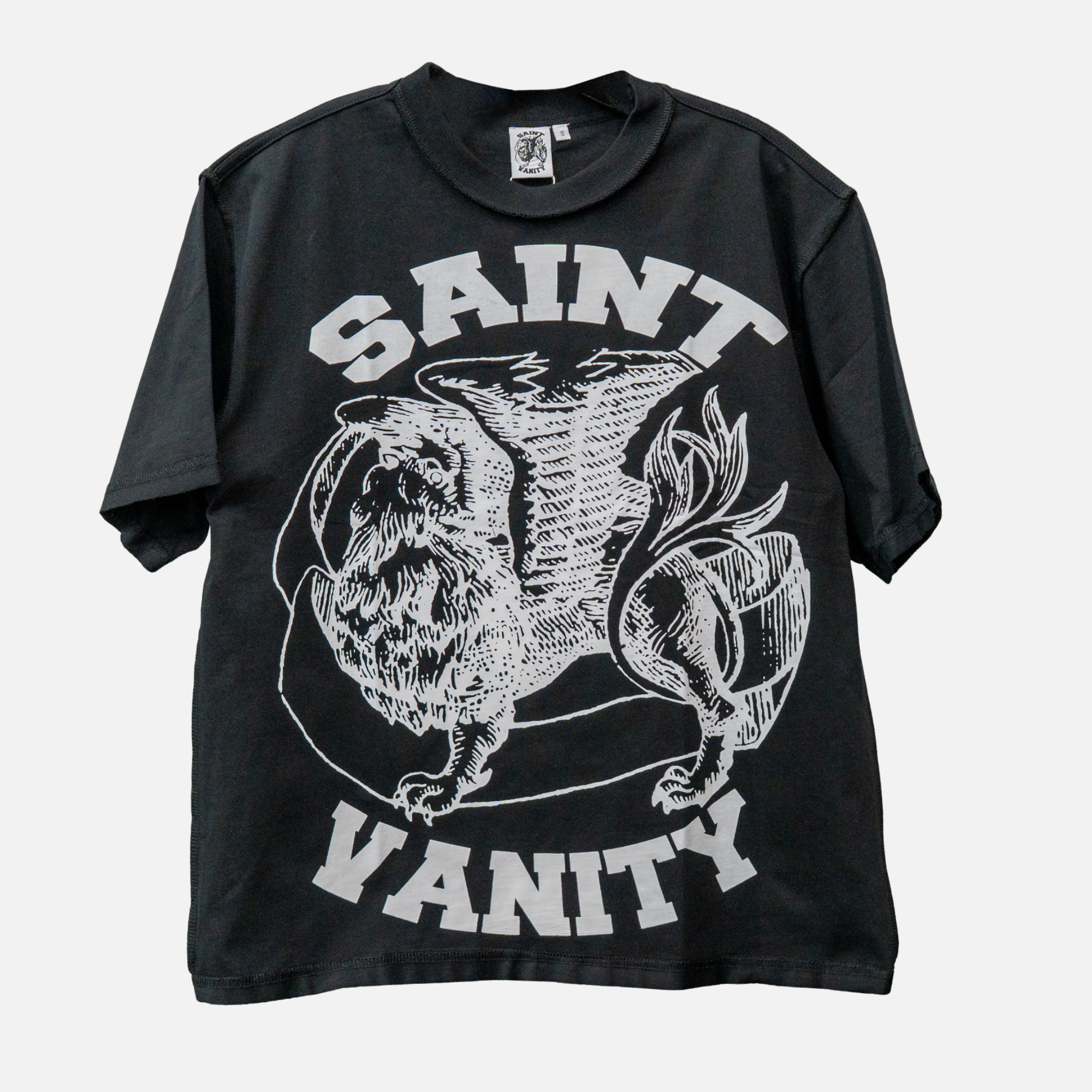 Saint Vanity Black White Griffin T-Shirt