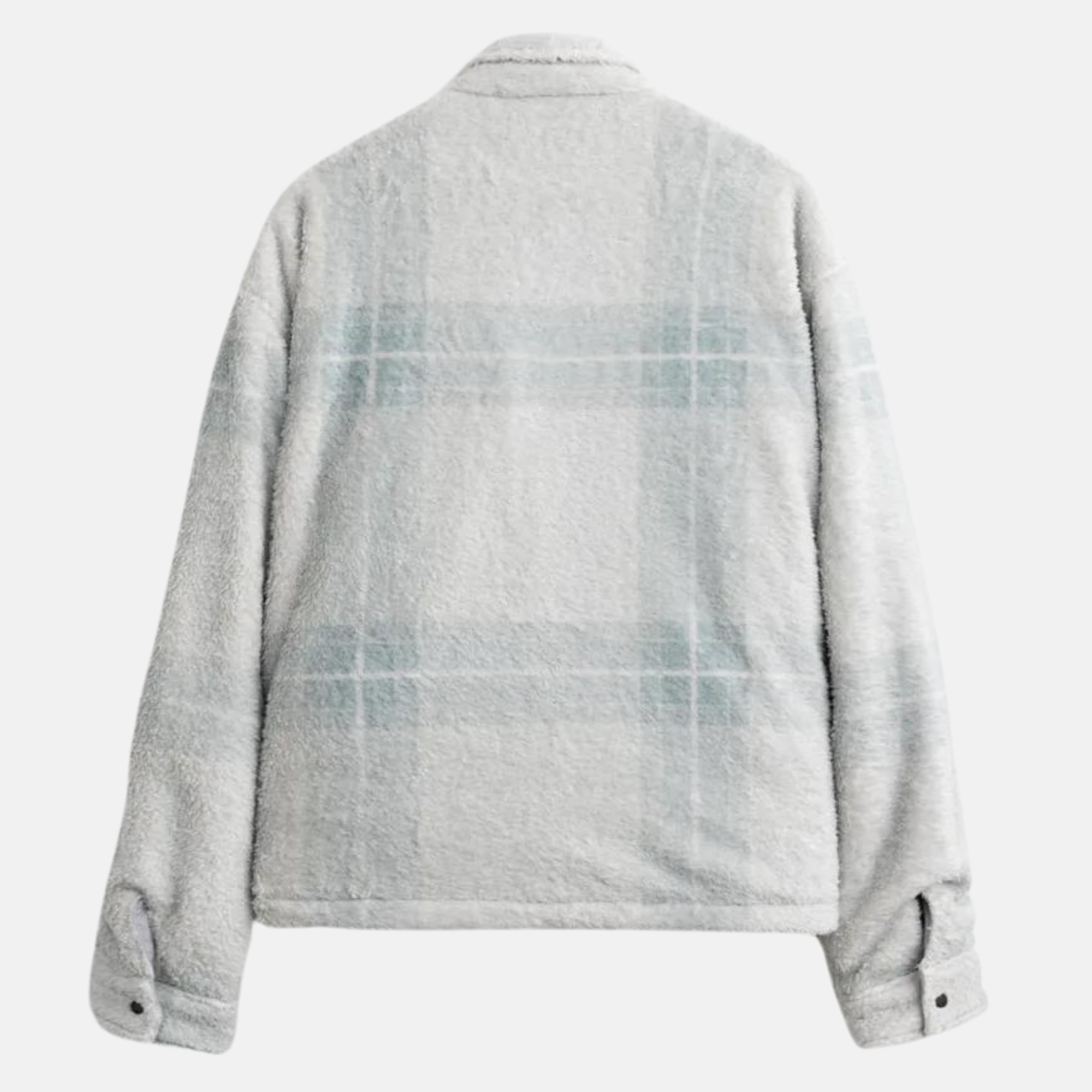 Stampd Light Plaid Cropped Sherpa Buttondown
