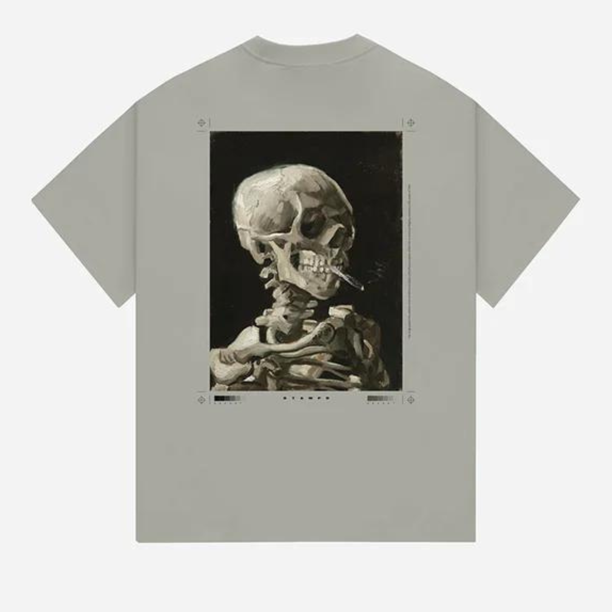 Stampd Skeleton Garment Dye Relaxed Fog T-Shirt V2