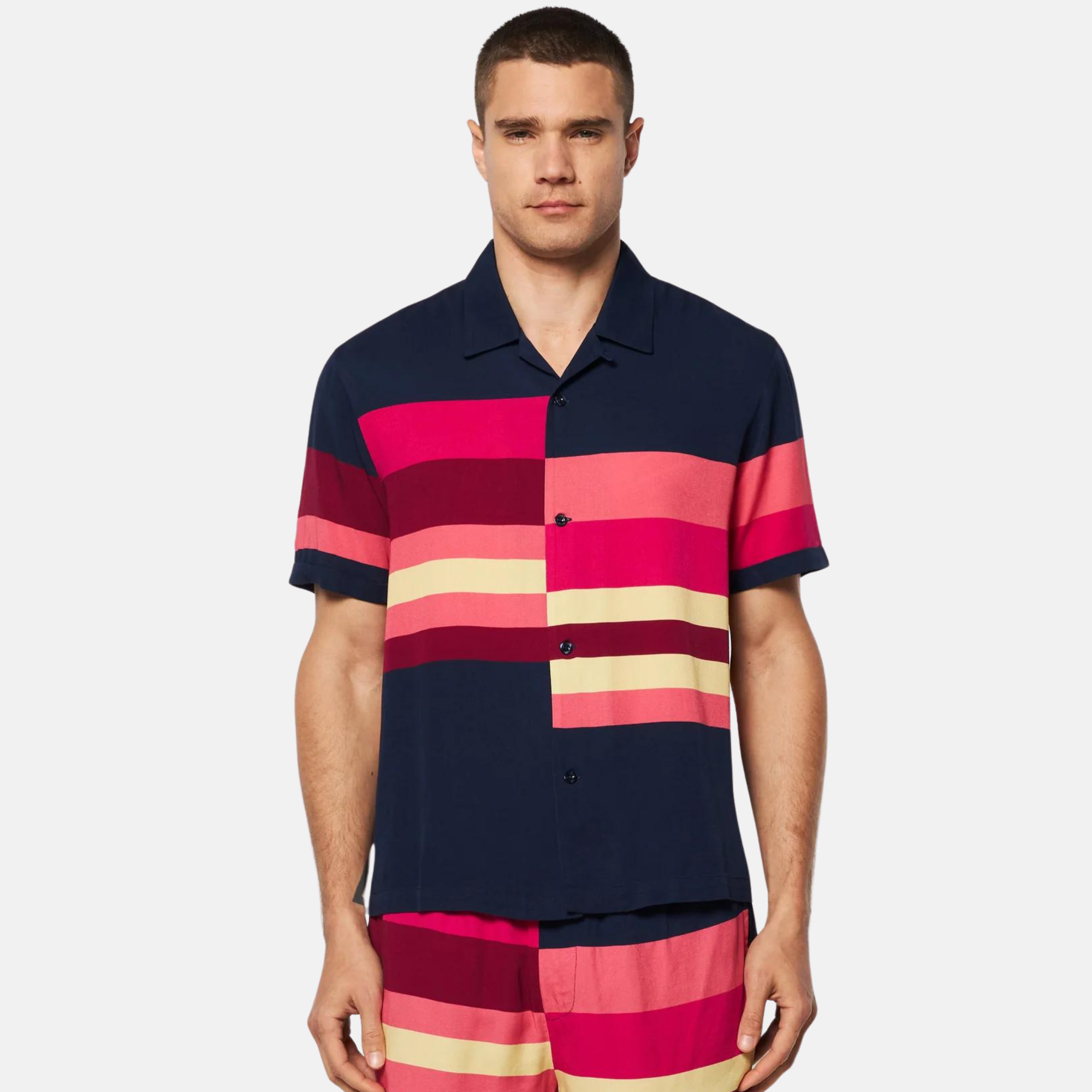 Sergio Tacchini Pennellata Cabana Shirt – Puffer Reds Sergio Tacchini Pennellata Cabana Shirt – Puffer Reds
