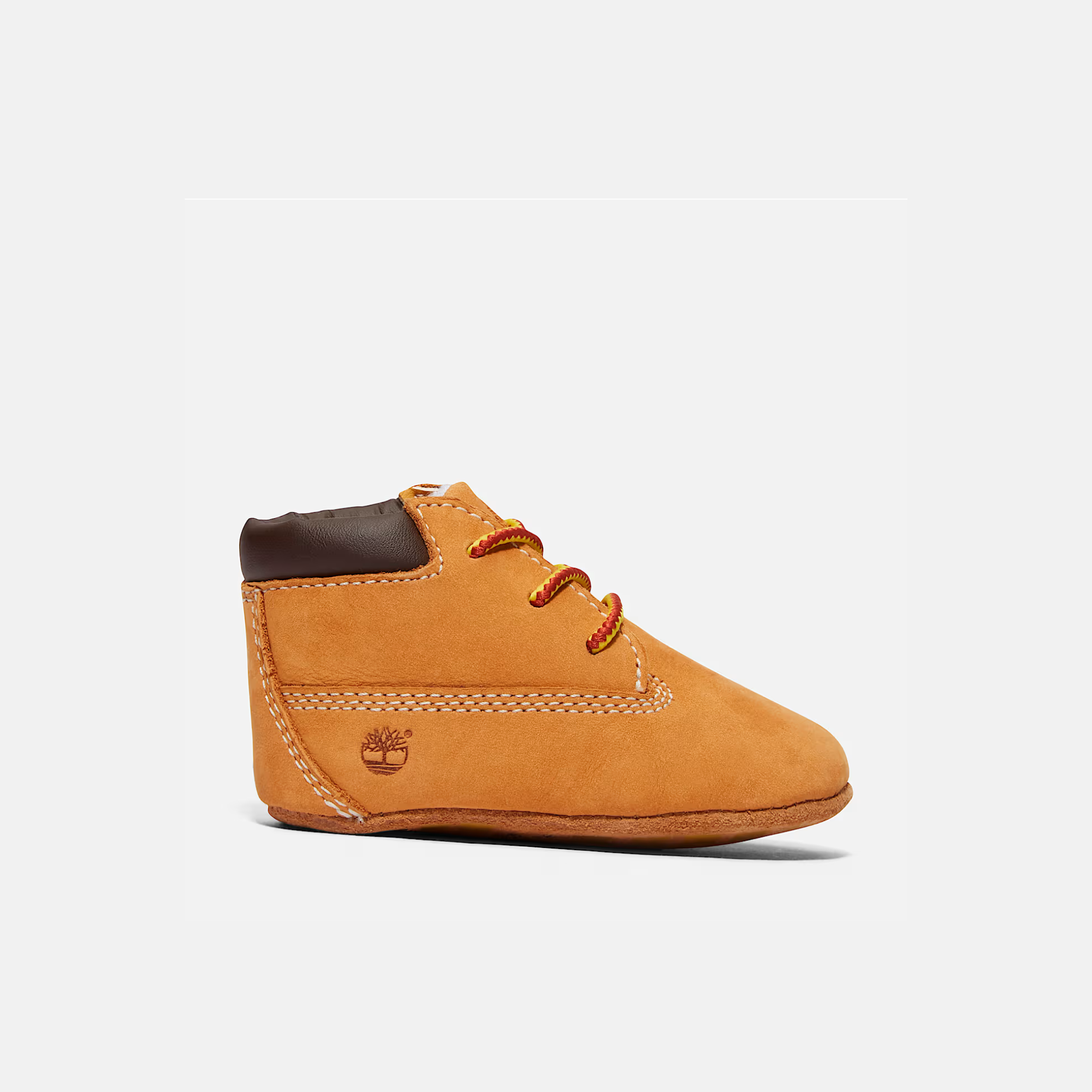 Timberland Kids' Infant Crib Bootie With Hat Set Wheat