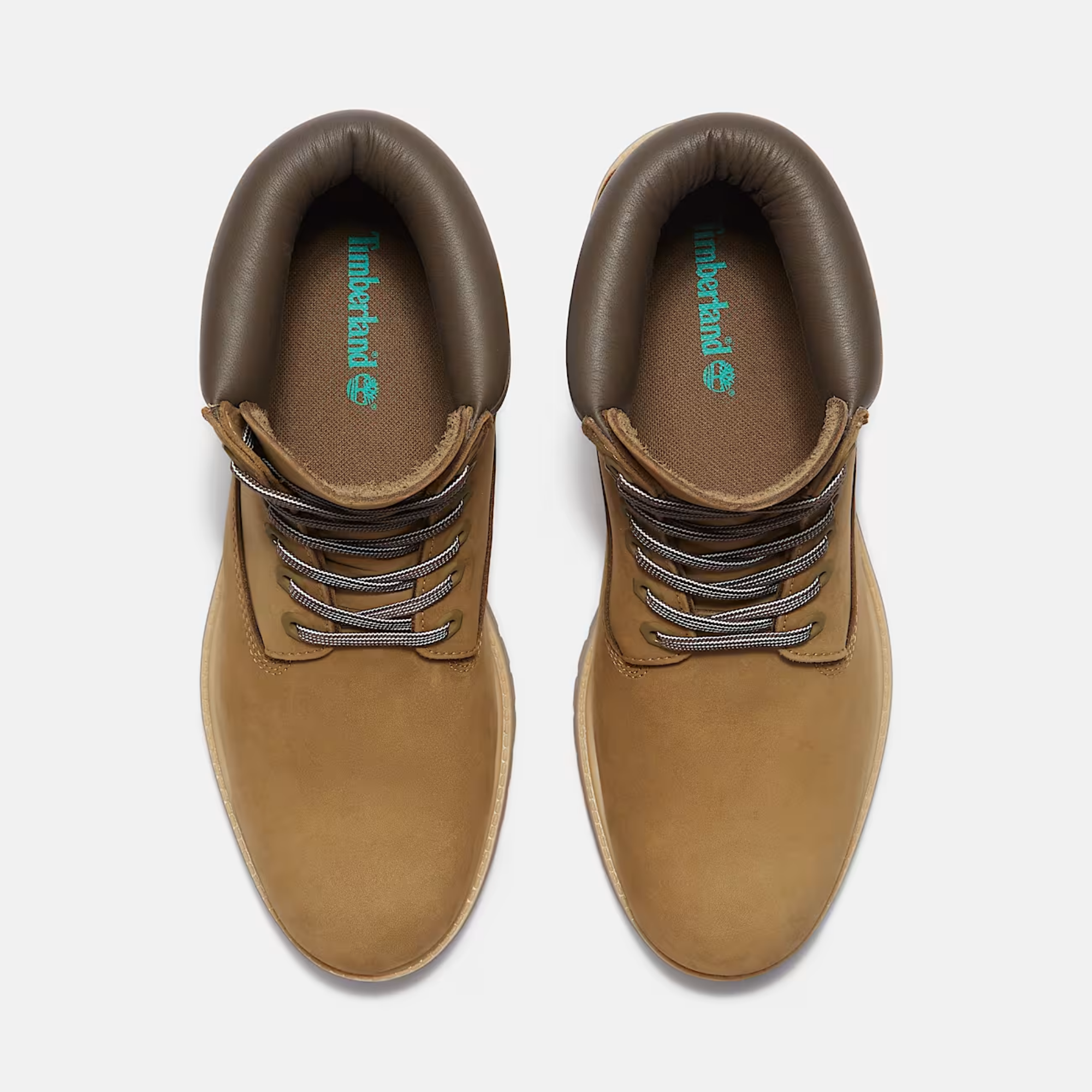 Timberland Premium 6-Inch Olive Dark Brown Nubuck Boots