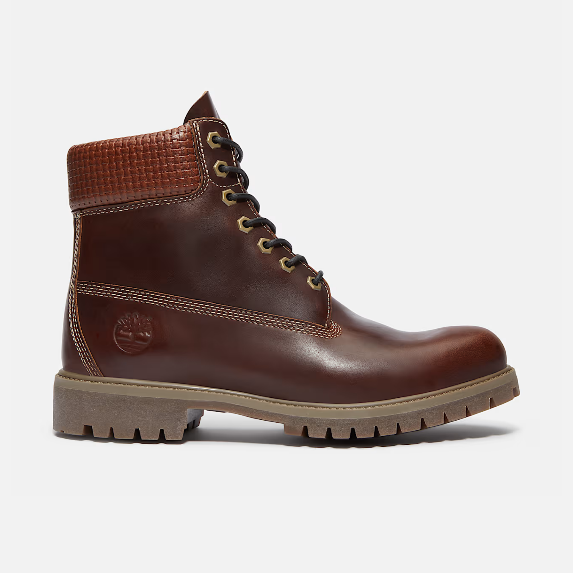Timberland Premium 6-Inch Waterproof Brown Full Grain Boots