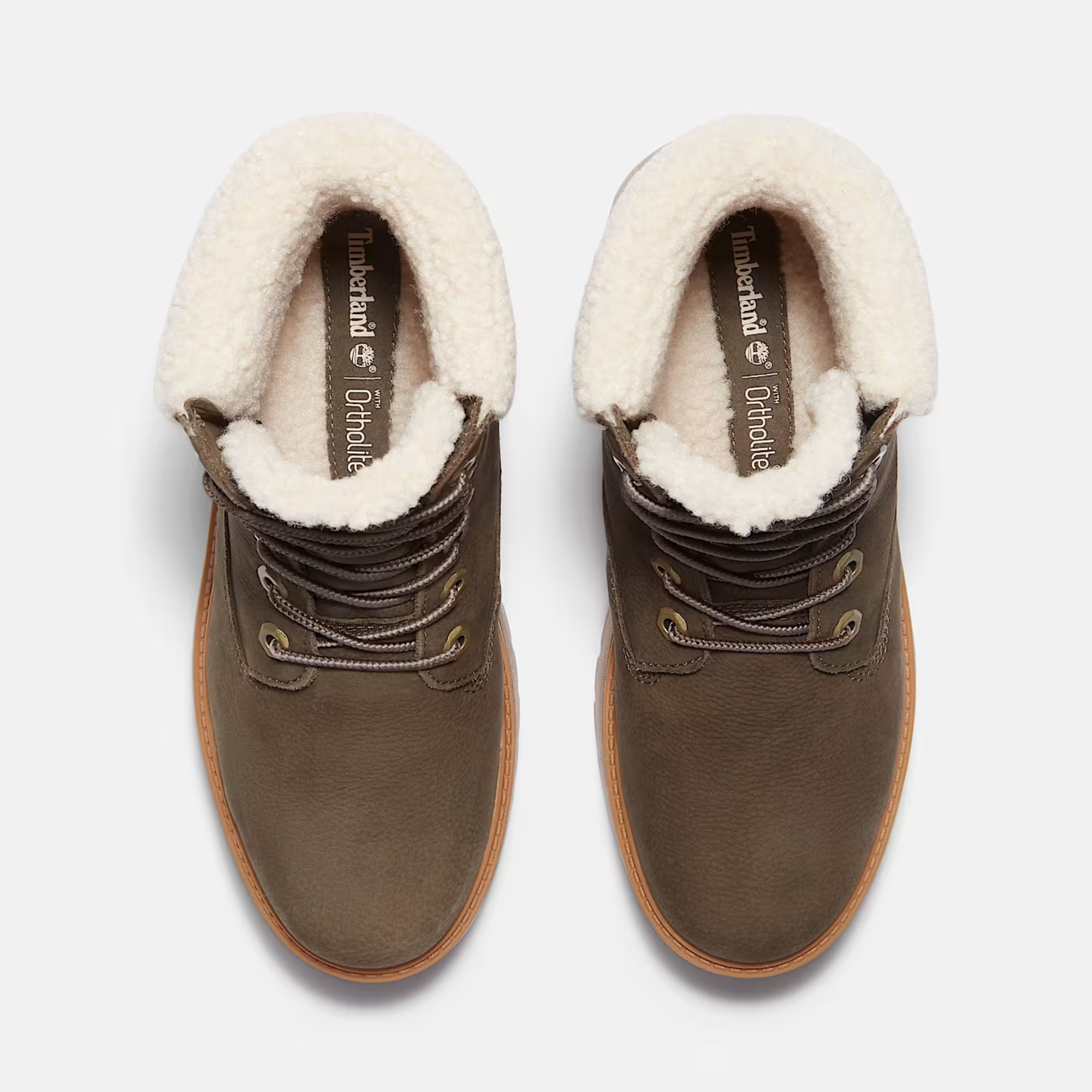 Timberland Women's Stone Street Mid Warm Dark Brown Boots