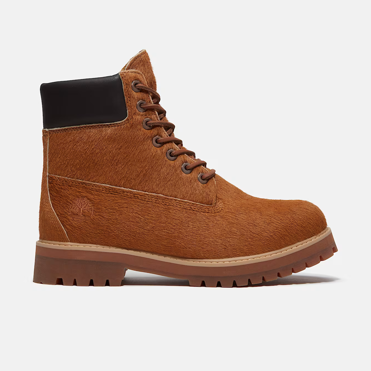 Timberland Heritage 6-Inch Medium Brown Hair On Boot