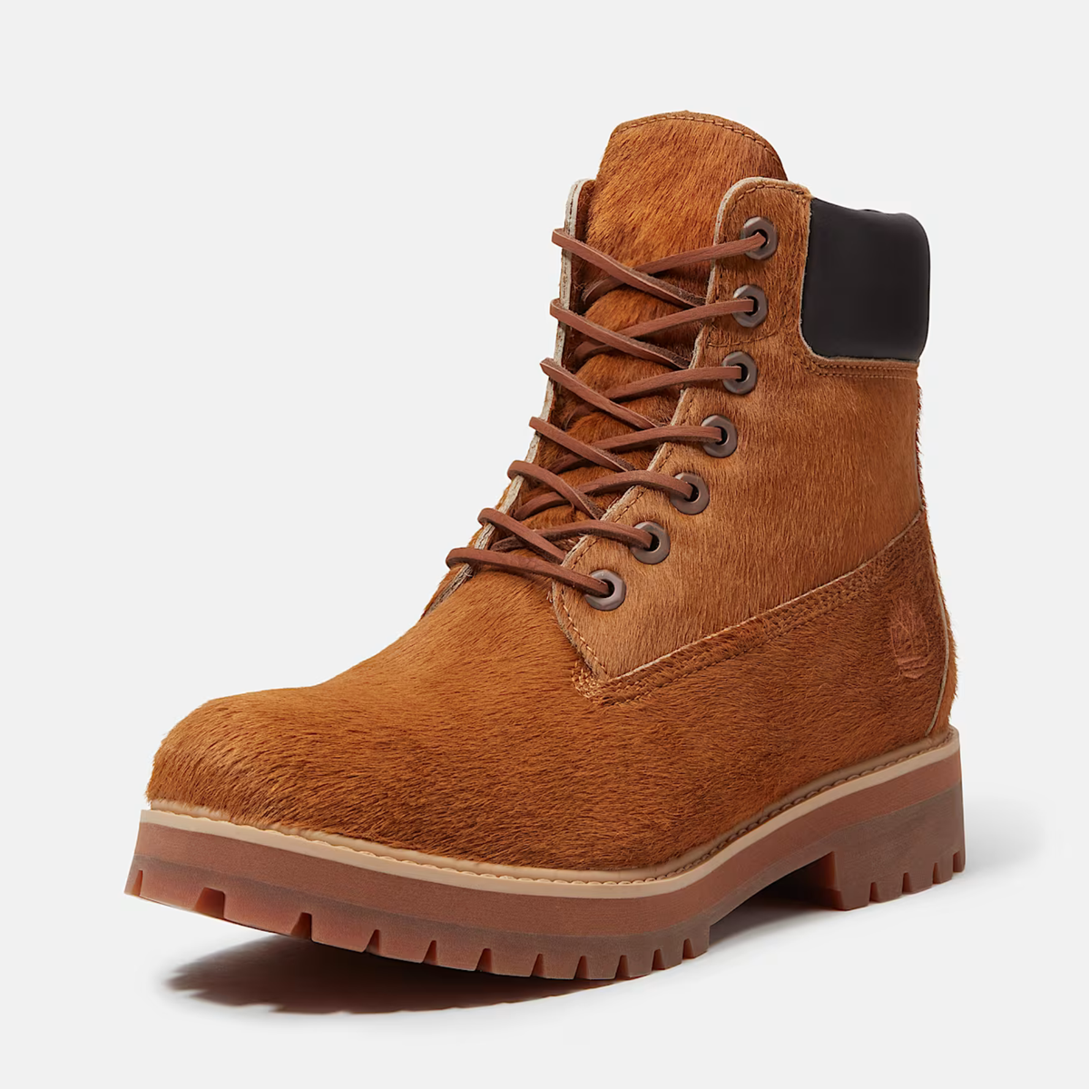 Timberland Heritage 6-Inch Medium Brown Hair On Boot