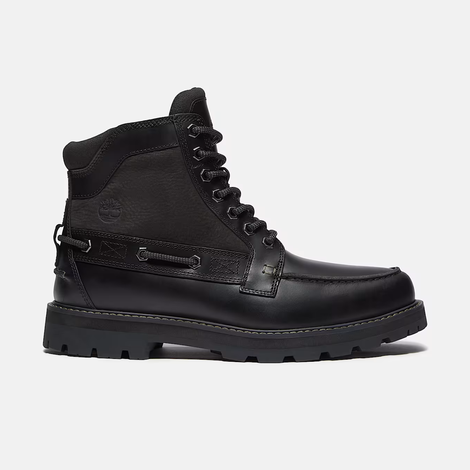 Timberland Britton Road Black Moc-Toe Boots