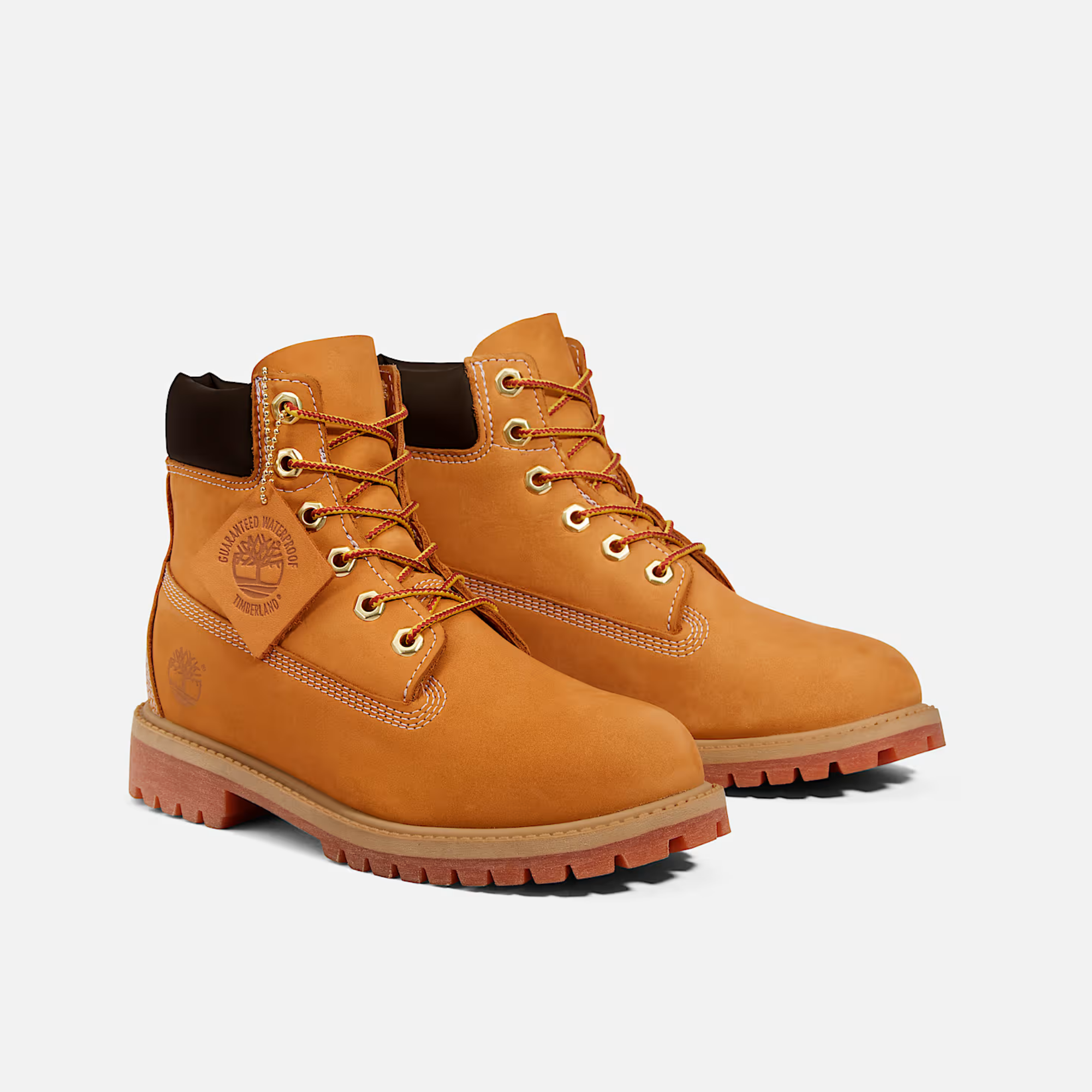 Timberland Big Kids' Premium 6-Inch Wheat Boots (GS)