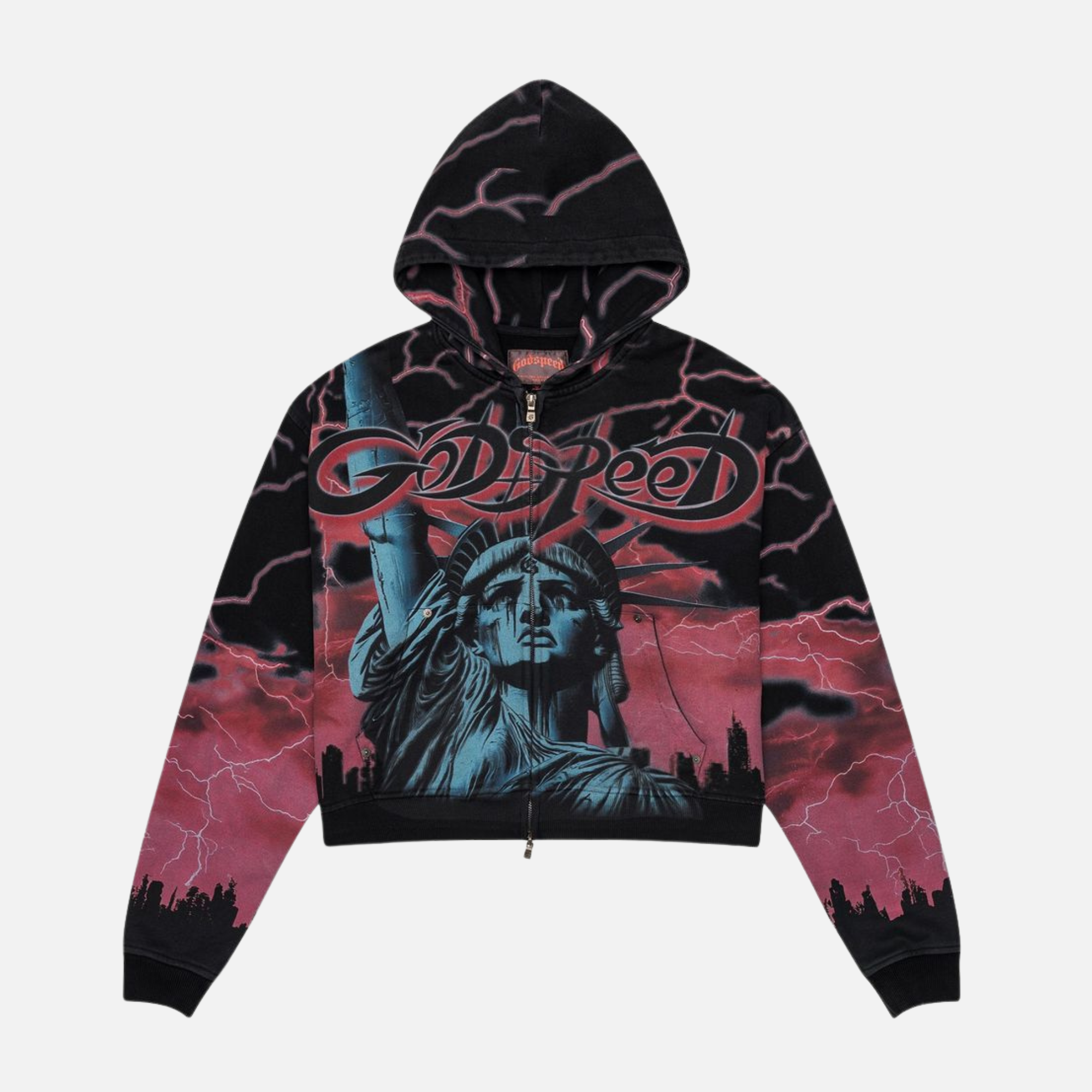 Godspeed Red Voltage Full-Zip Hoodie – Puffer Reds