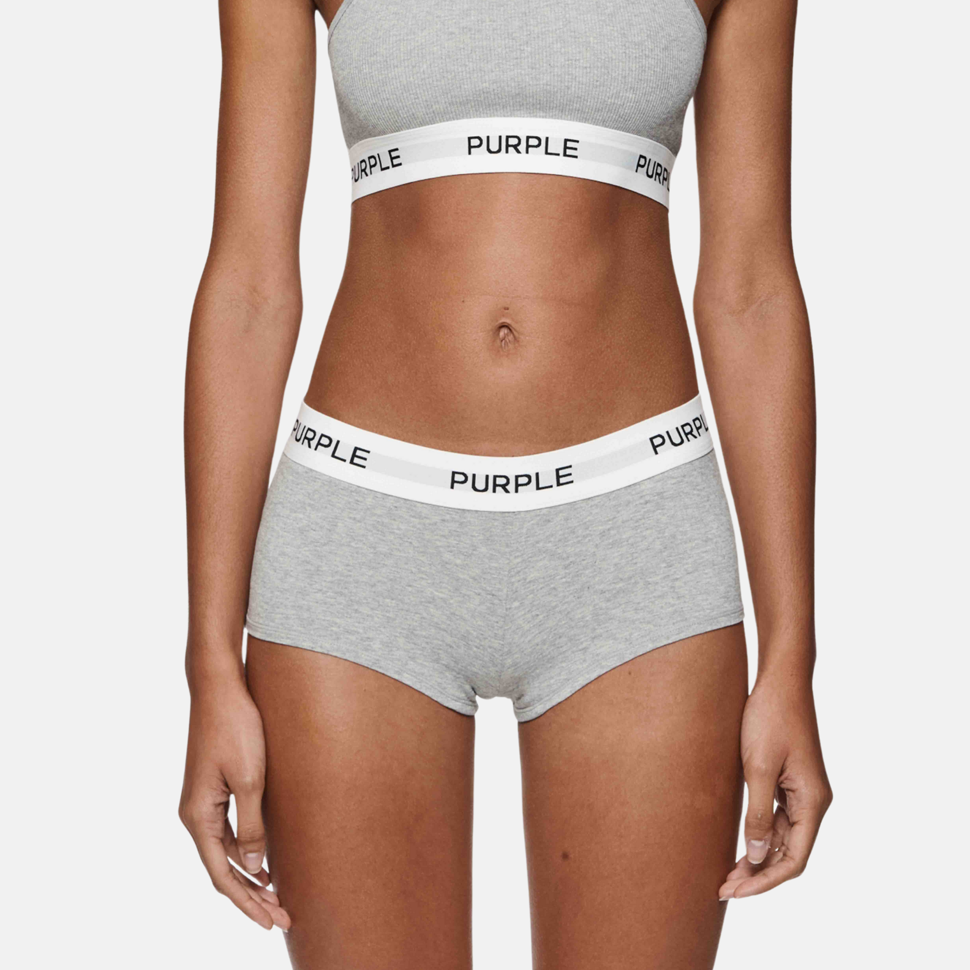 Purple Brand Women's Grey Boy Short