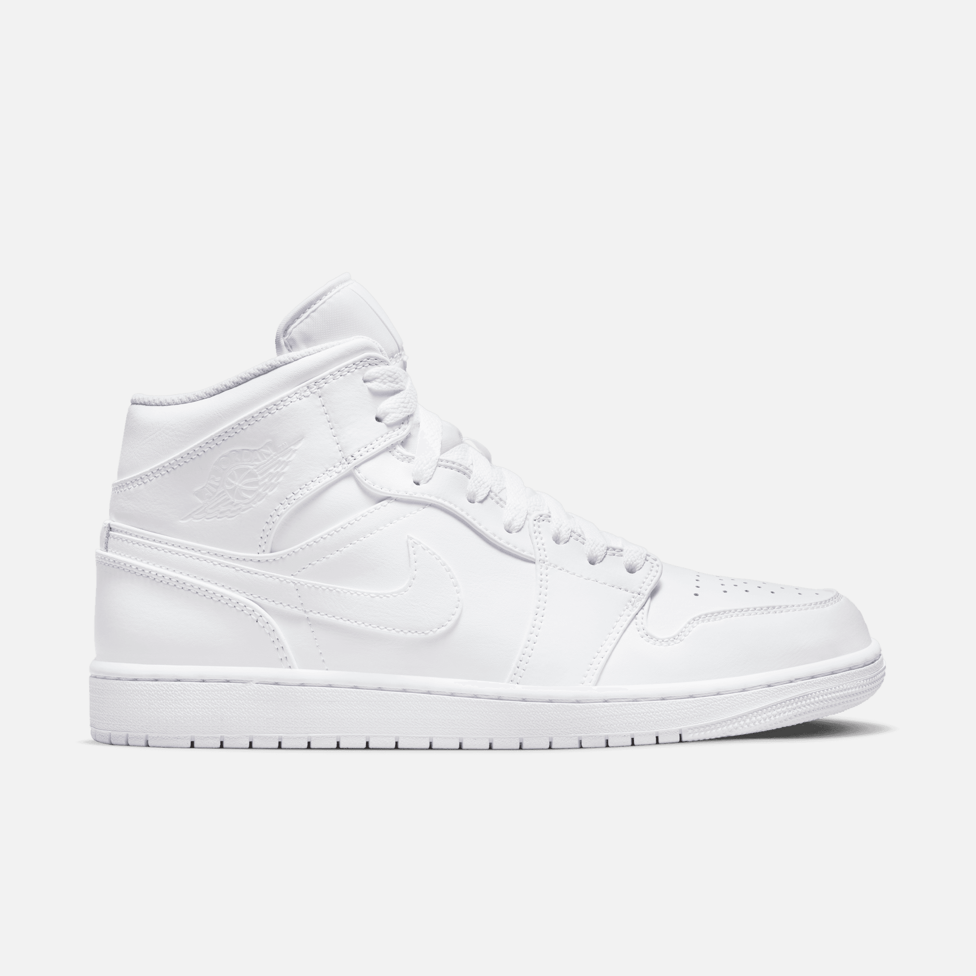 Air Jordan 1 Mid Triple White – Puffer Reds