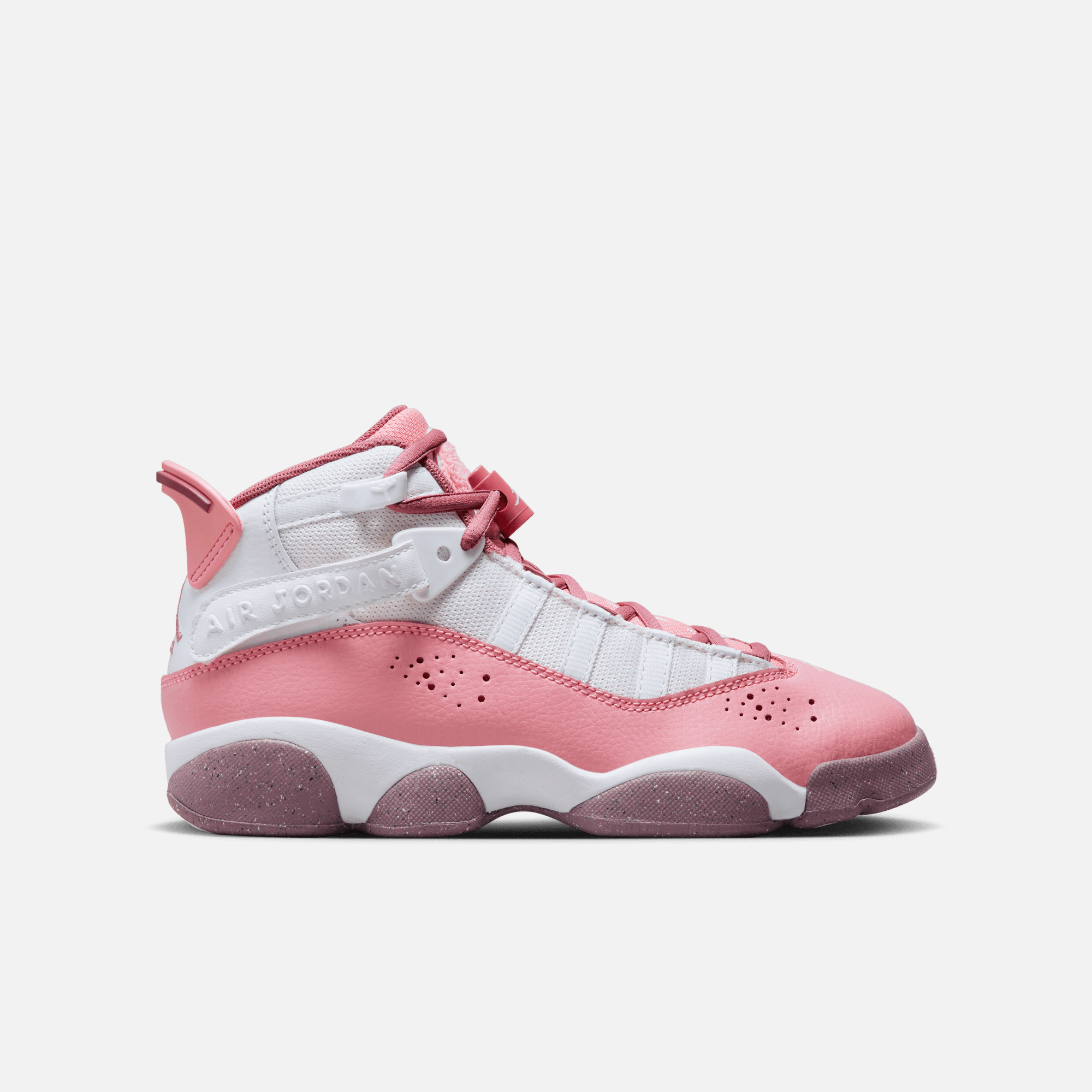 Jordan 6 rings sales pink and blue