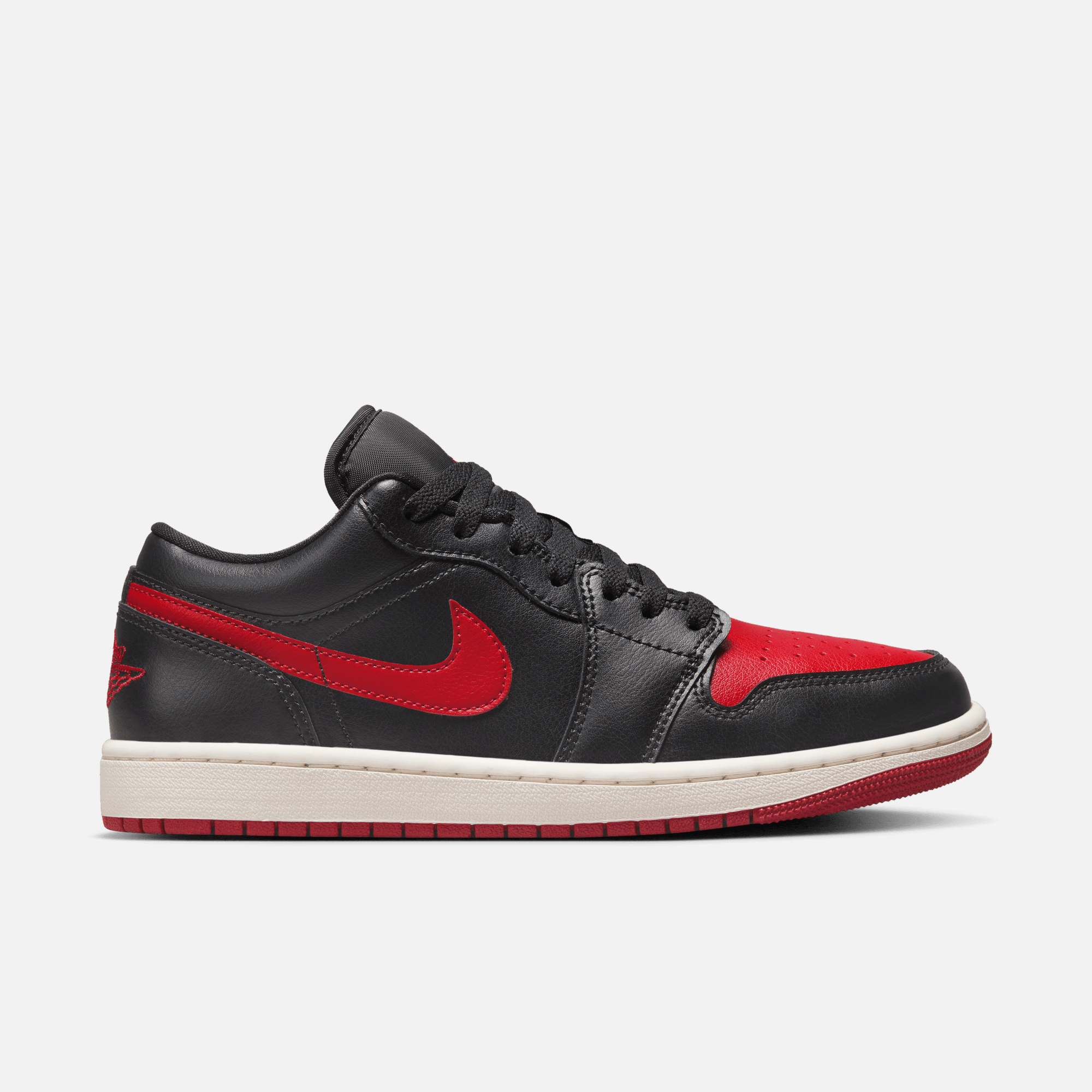 Women s Air Jordan 1 Low Black Gym Red Sail 7