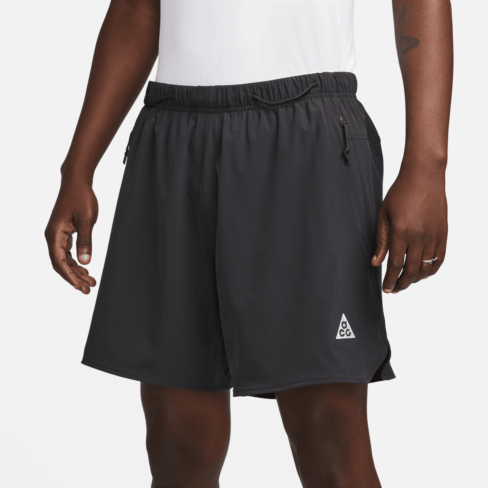 Nike ACG Dri FIT New Sands Black Shorts Puffer Reds