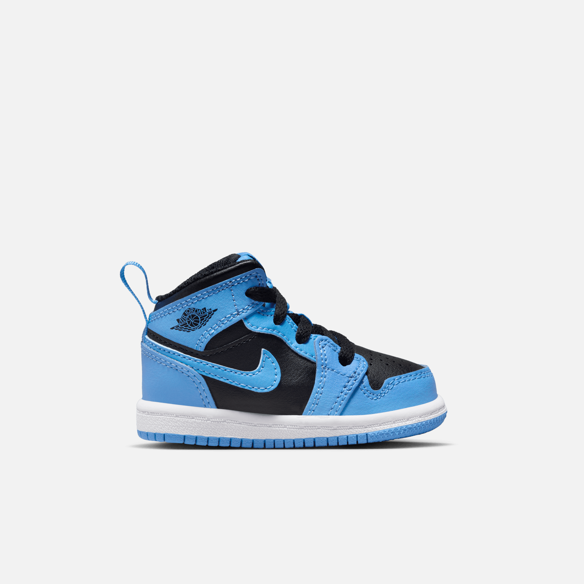 Air Jordan Kids' Mid University Blue Black (TD) – Puffer Reds