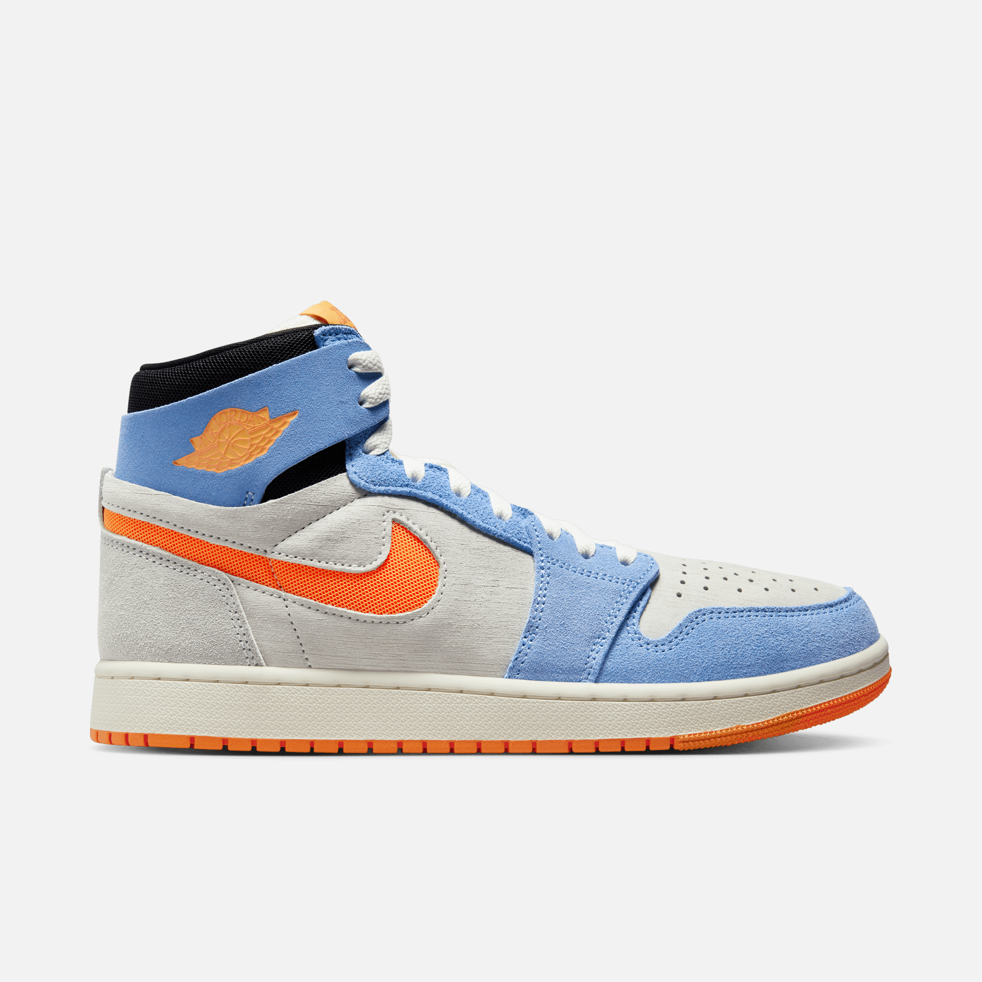 Men s Jordan Air 1 Zoom CMFT 2 Shoes 9 Sail Alpha Orange Royal Pulse