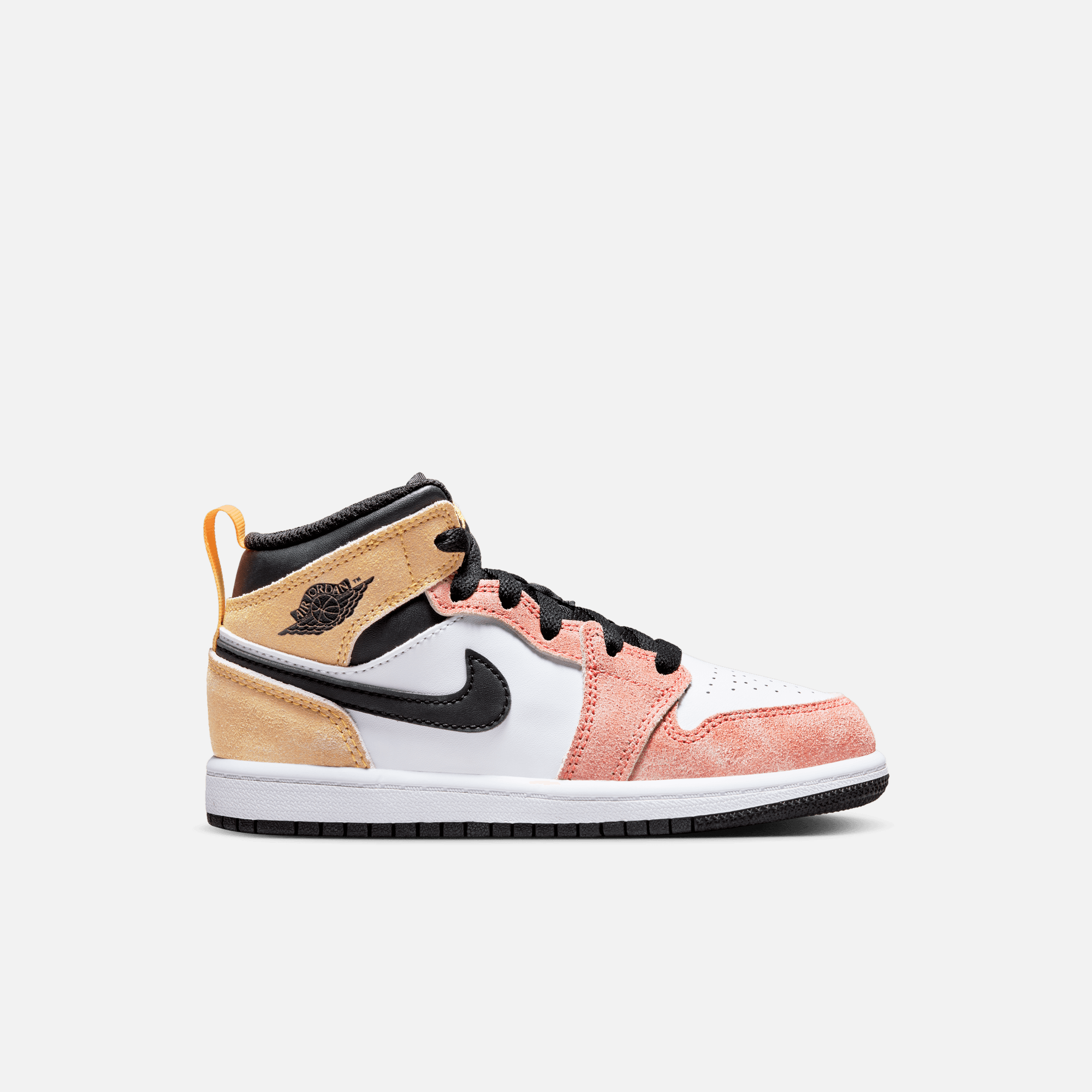 Air Jordan Kids' 1 Mid Magic Ember (PS)