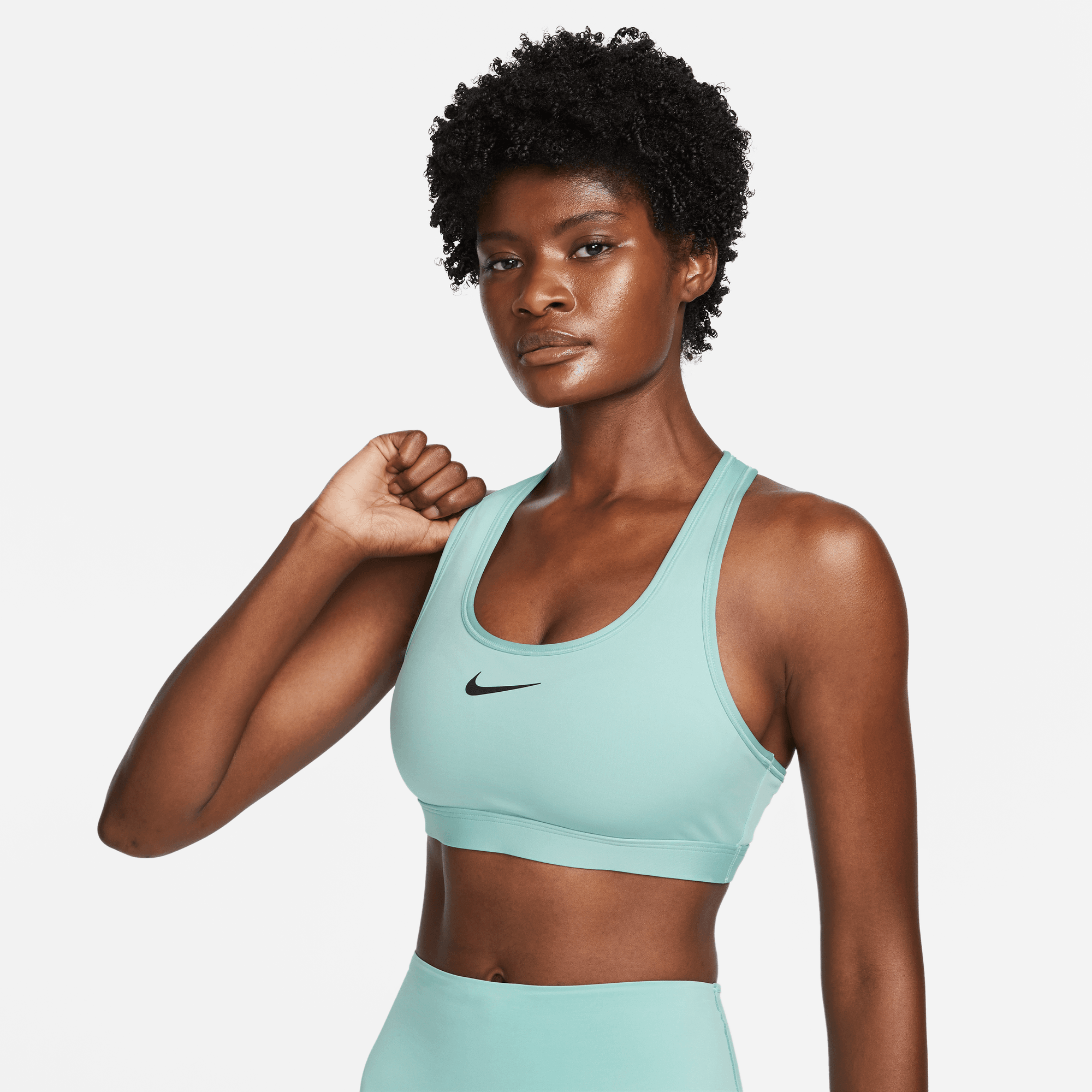 Nike Swoosh Medium Support Women's Royal Blue Padded Sports Bra – Puffer  Reds