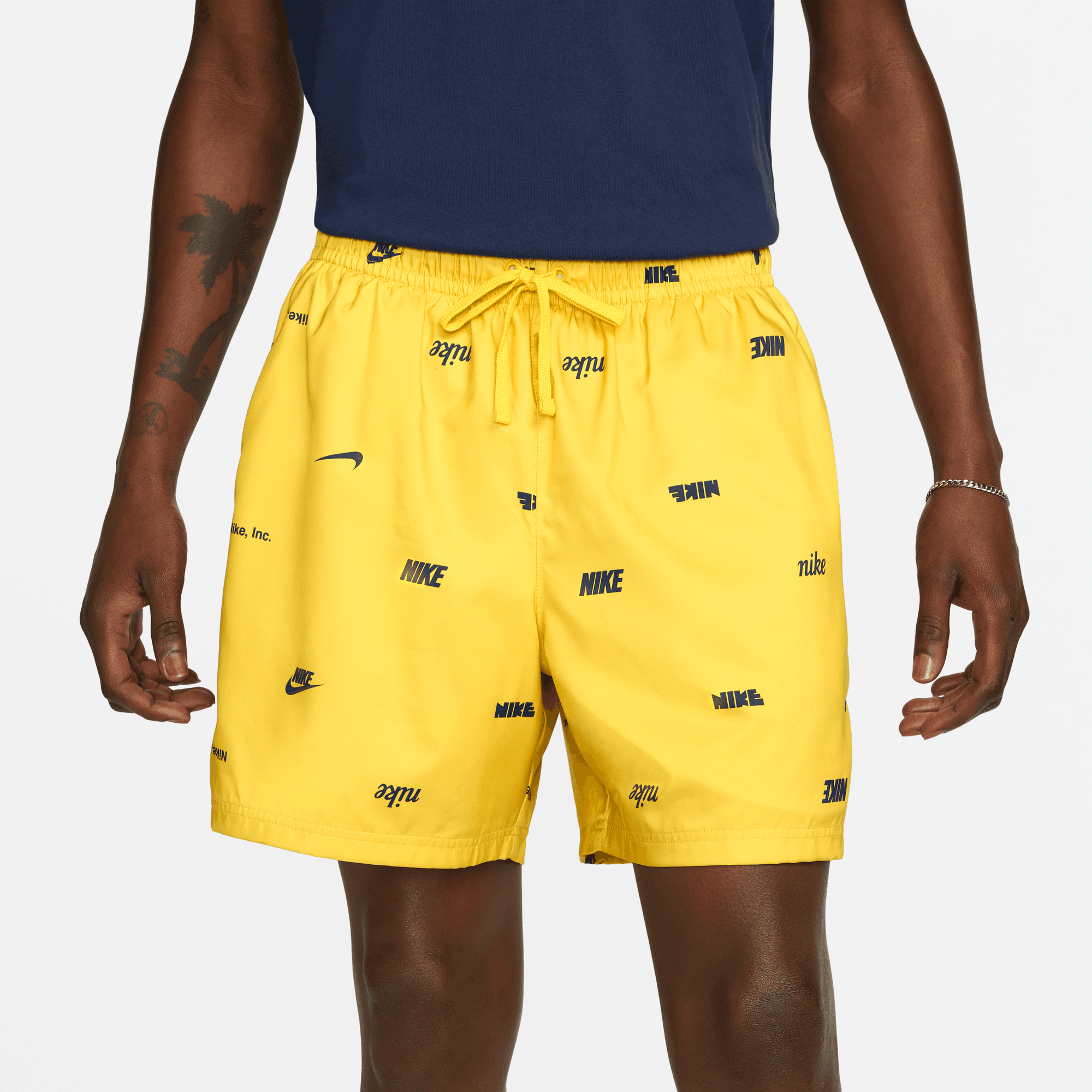 Nike flow all over top print shorts