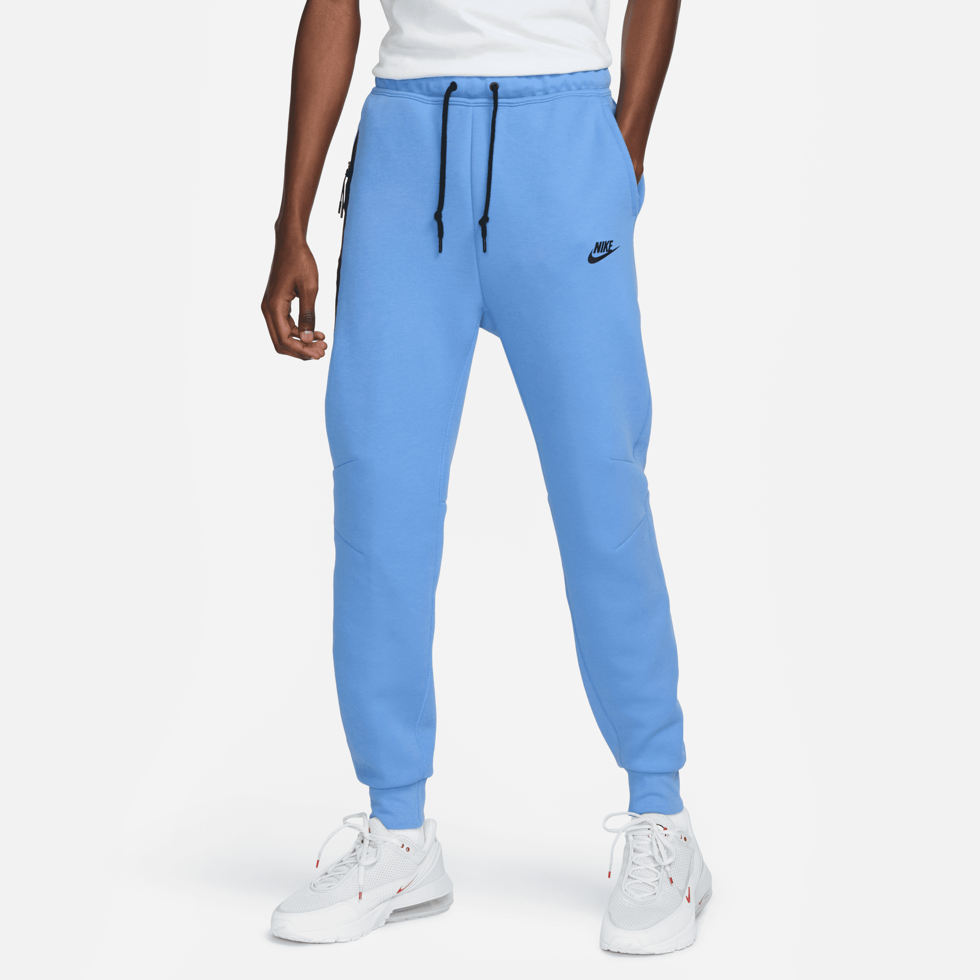 Nike Sportswear Tech Fleece Men's Polar Blue Joggers – Puffer Reds