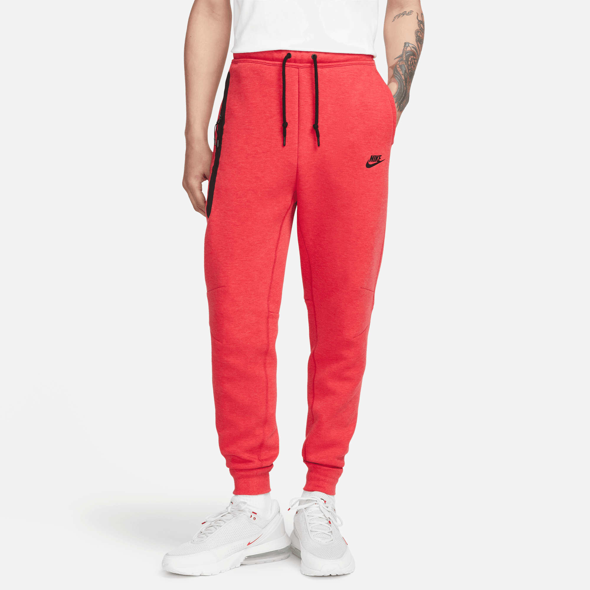 Red nike joggers mens sales