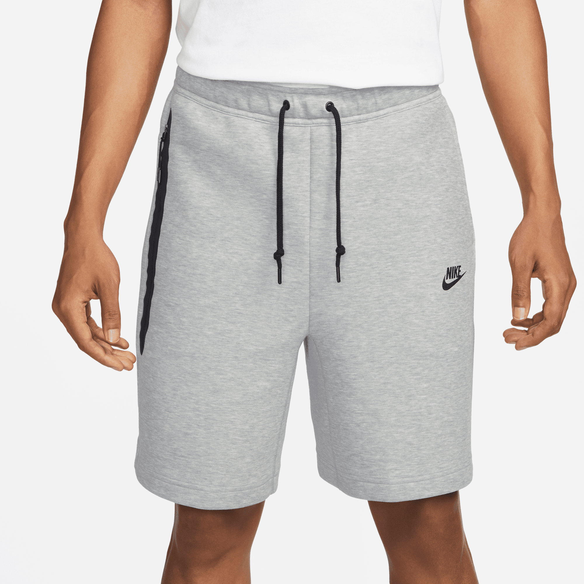Nike Jordan Essentials Men's Fleece Shorts (Small, Black/White) at   Men's Clothing store