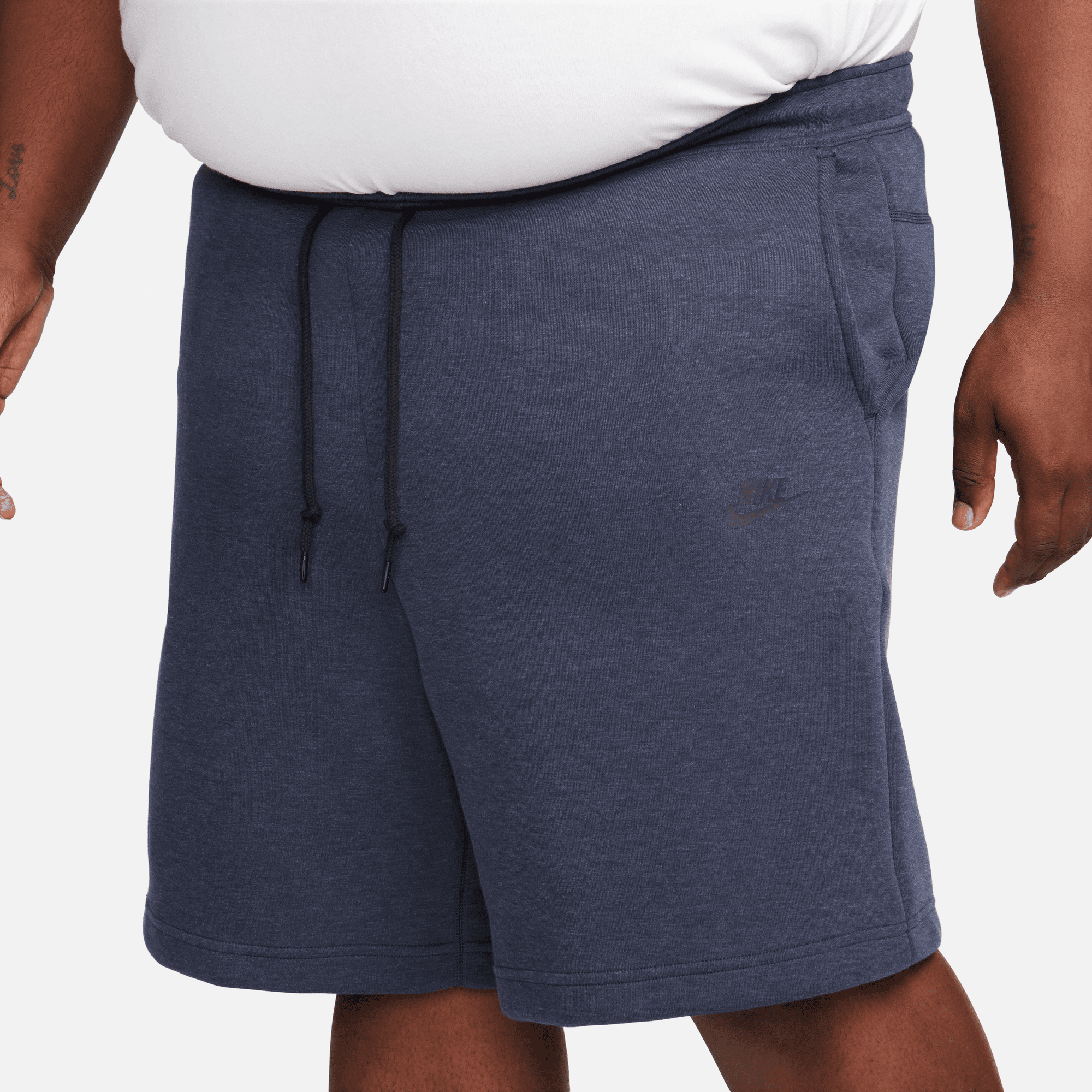Nike Sportswear Navy Blue Tech Fleece Shorts – Puffer Reds