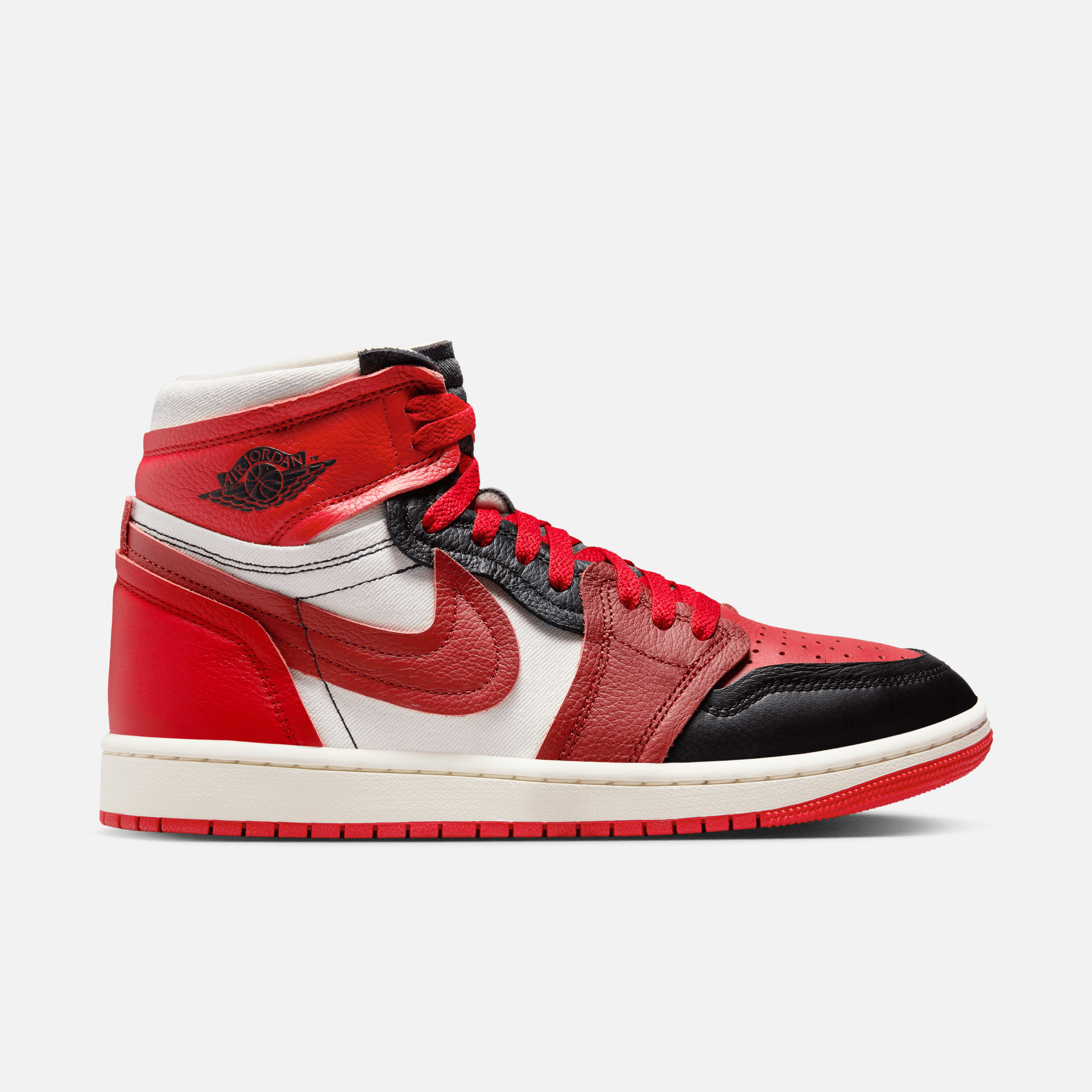 Air jordan retro 1 high red sales