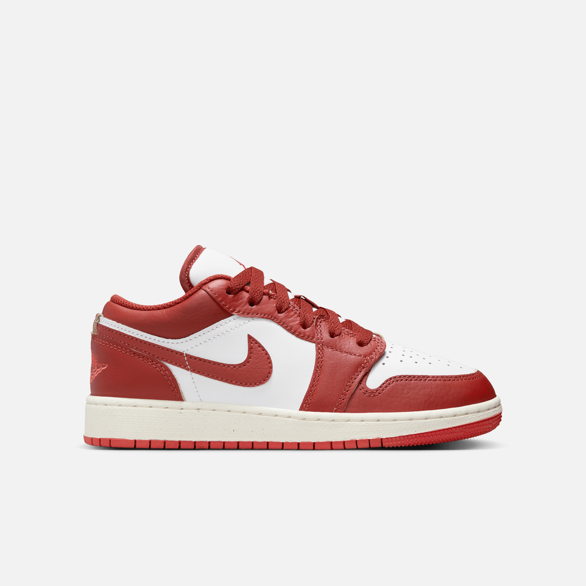 Air Jordan 1 Low SE GS White Lobster Dune Red