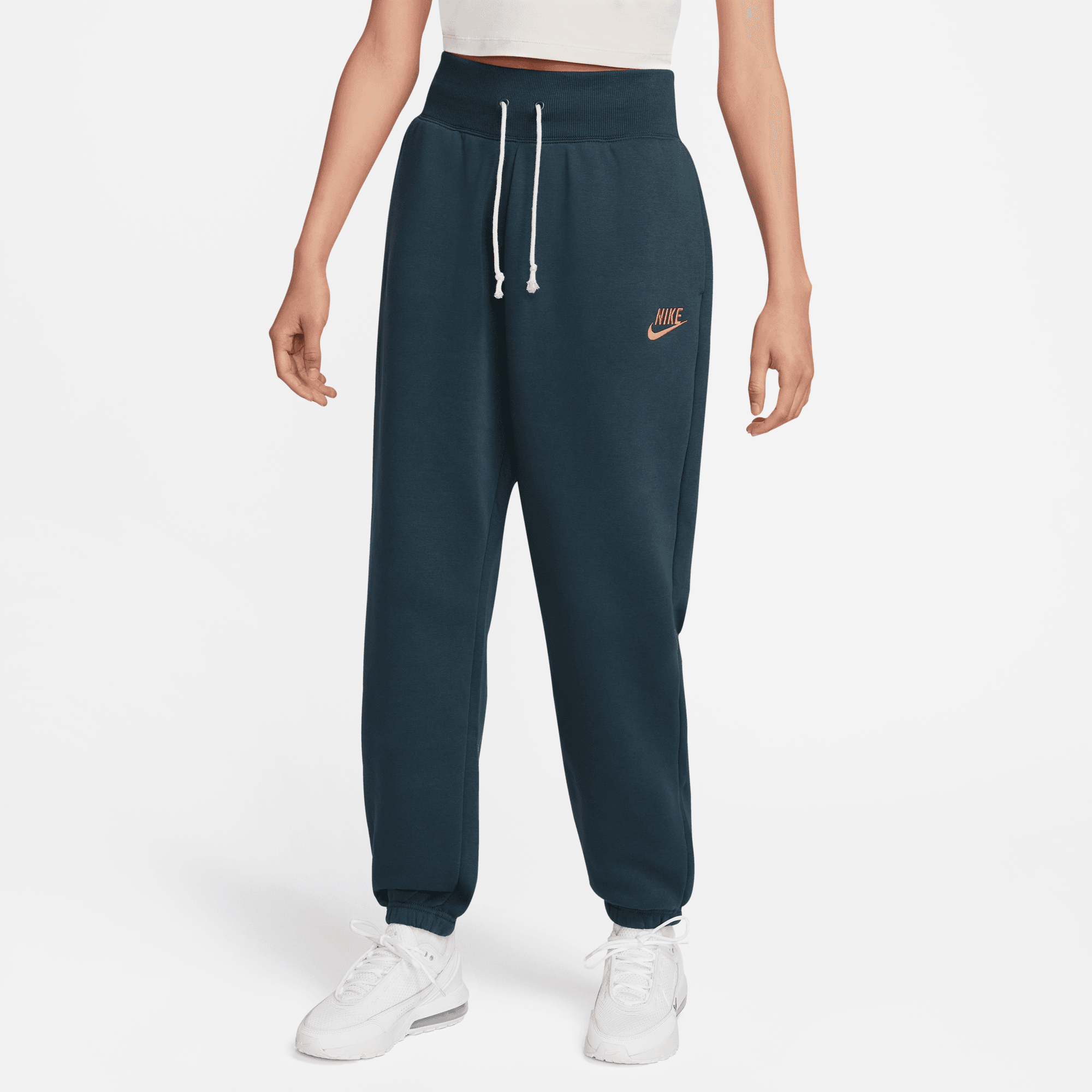 Women's green nike shop sweatpants