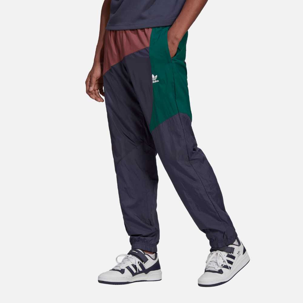 Adidas Adicolor Coloblock Track Pant Navy Green Adidas