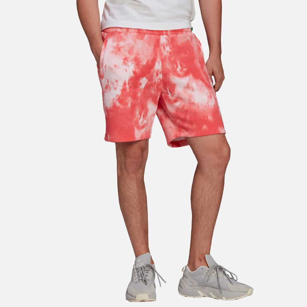 Adidas Men's Essentials Tie Dye Terry Short Pink Adidas