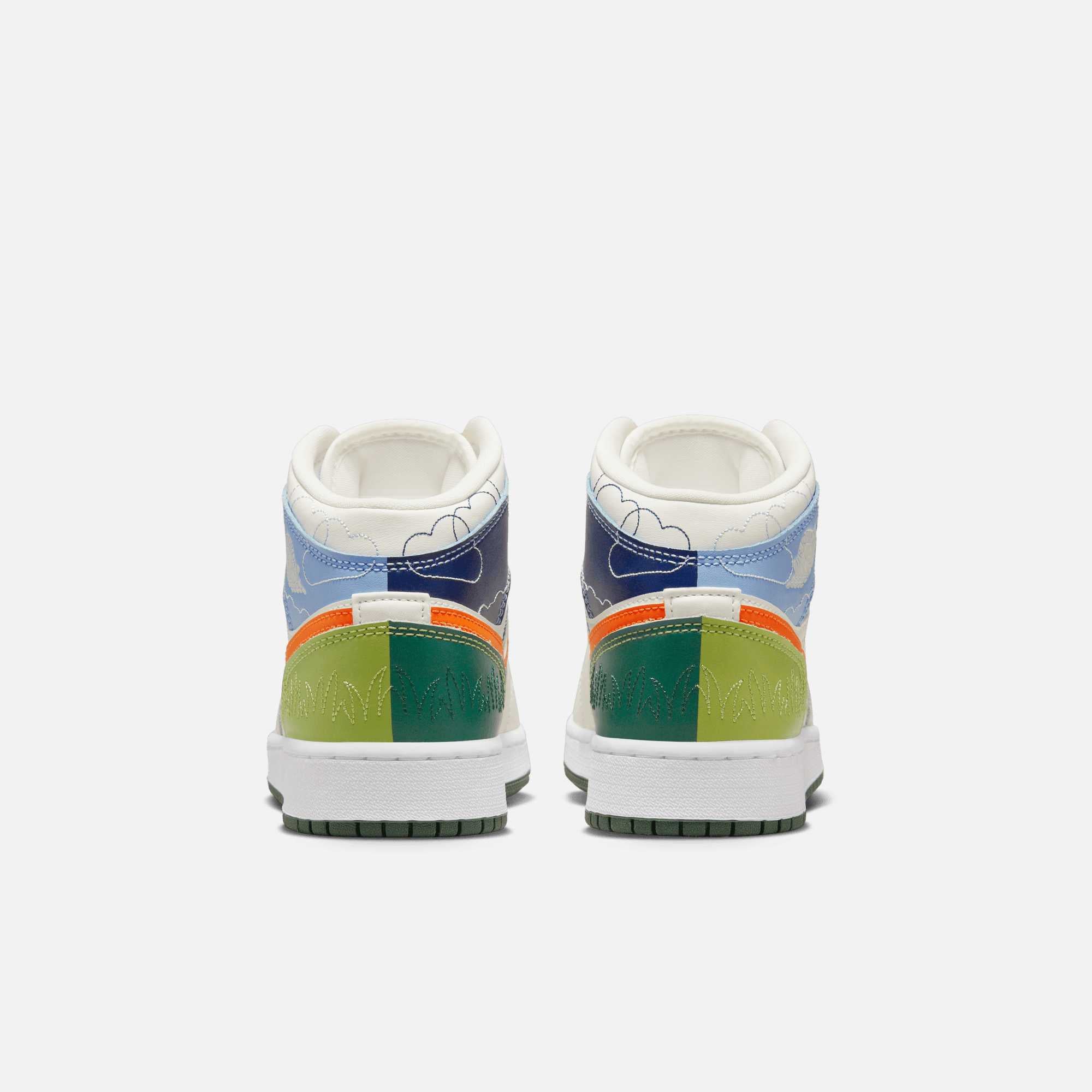 Air Jordan 1 Mid SE (GS) Stitch Air Jordan