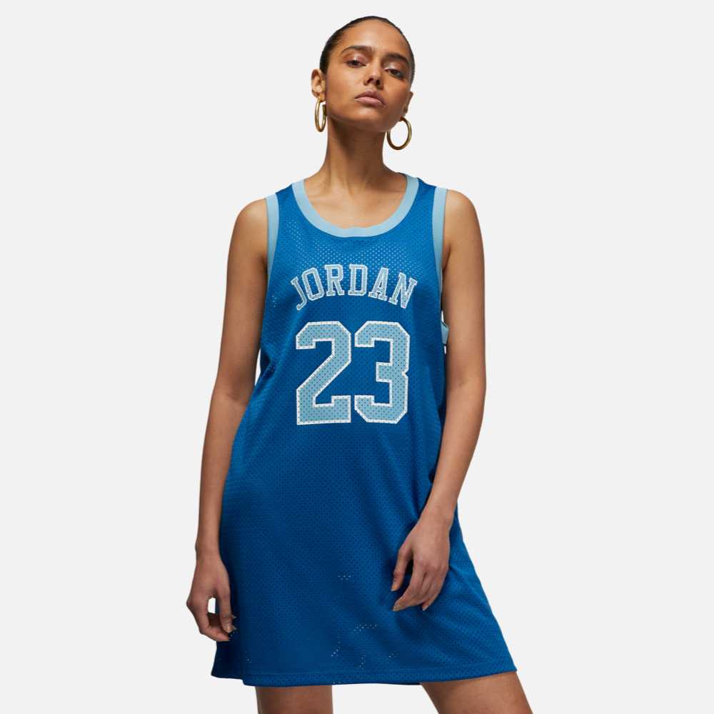 Air Jordan Women's Basketball Jersey Blue - Puffer Reds